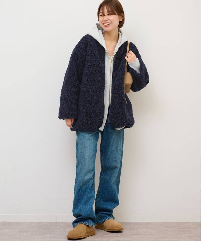 スローブイエナSLOBE IENA ボアキルティングジャケット ブルゾン S Champion/チャンピオン SLOBE別注 ボアブルゾン | スローブ SLOBEIENA×Championボアブルゾン