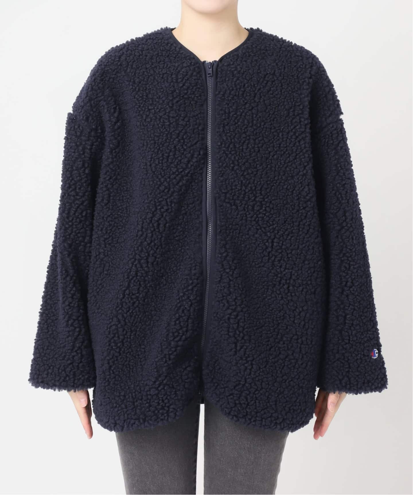 CHAMPION◆フリースジャケット/XXL/ポリエステル/NVY CHAMPION チャンピオン ボア フリース ジャケット レディース メンズ ユニセックス ブルゾン モコモコ もこもこ ルームウェア 無地 秋 冬  ブランド ベーシック 部屋着 ライトアウター ペア 日本規格 抗菌防臭 消臭加工 C3-Y616 | RODEO BROS ／ ロデオブロス