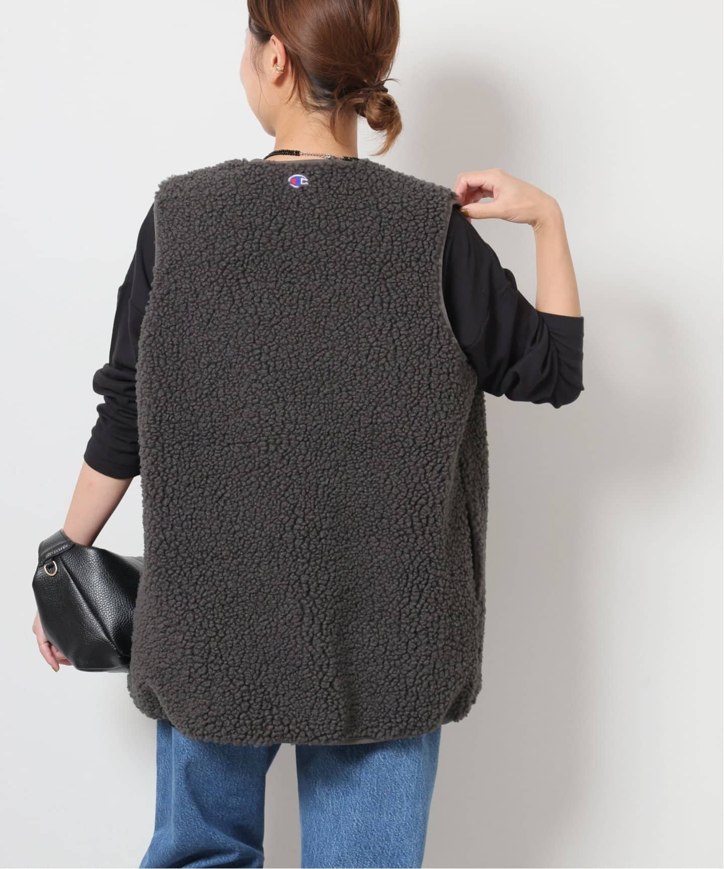 ベスト ジレ 「追加」「Champion/チャンピオン」*RELUME BOA FLEECE VEST：ベスト レディース Champion ベスト ジレ 「追加」「Champion/チャンピオン