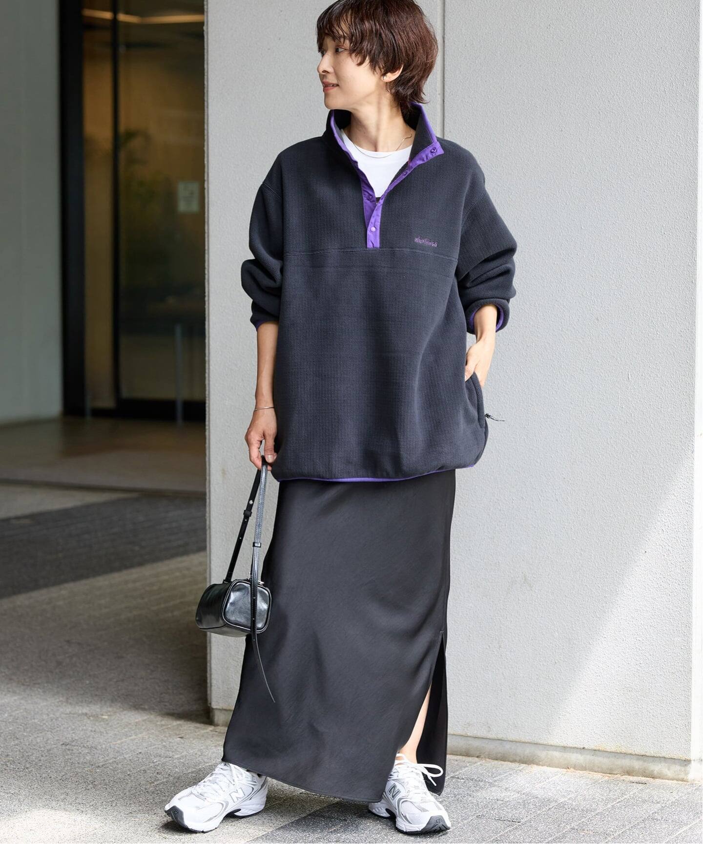 別注【WILD THINGS/ワイルドシングス】フリースプルオーバー（ボア