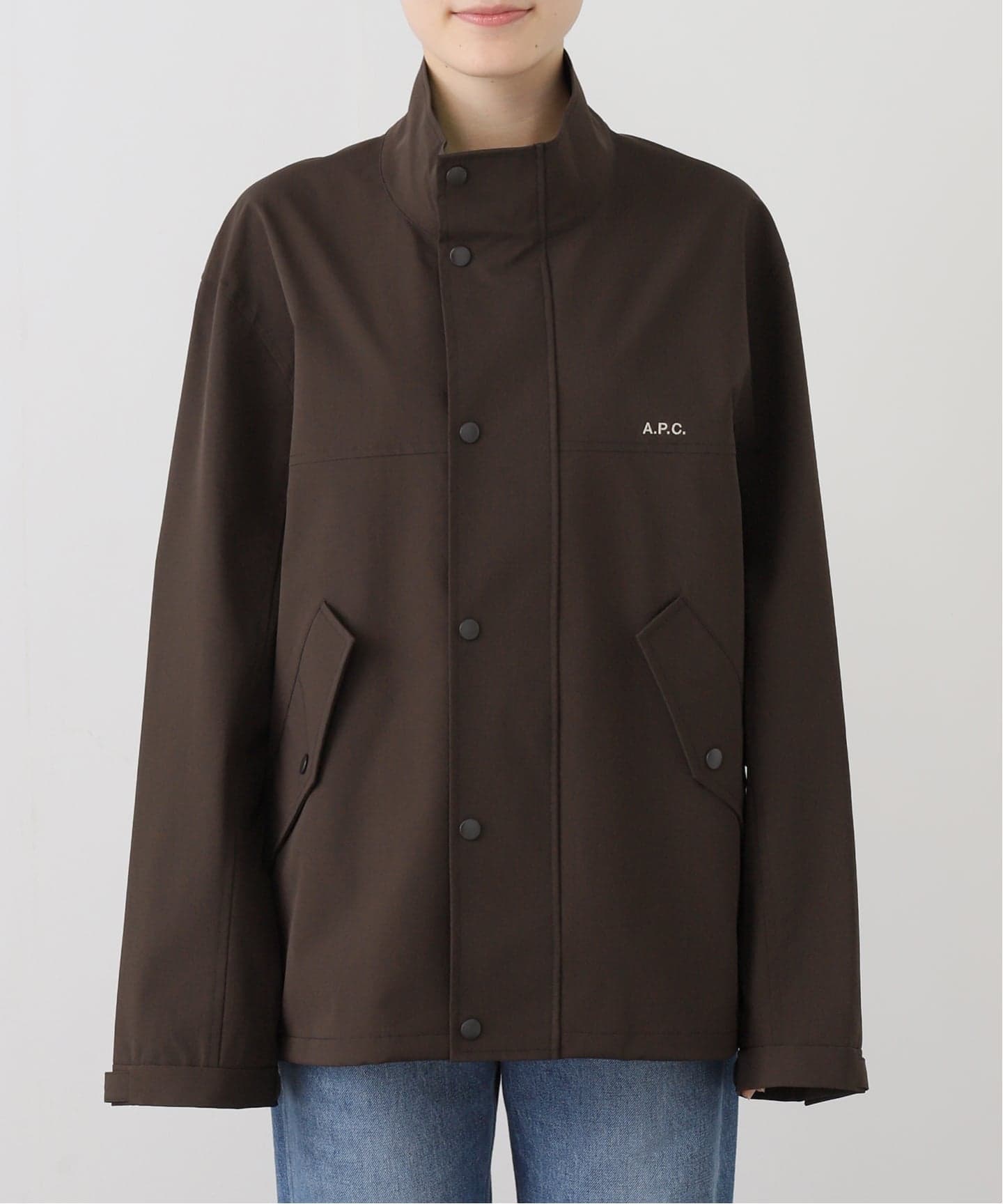 A.P.C. SUTHERLAND プルゾン ブラウン A.P.C./アーペーセー】 BLOUSON SUTHERLAND（その他ブルゾン