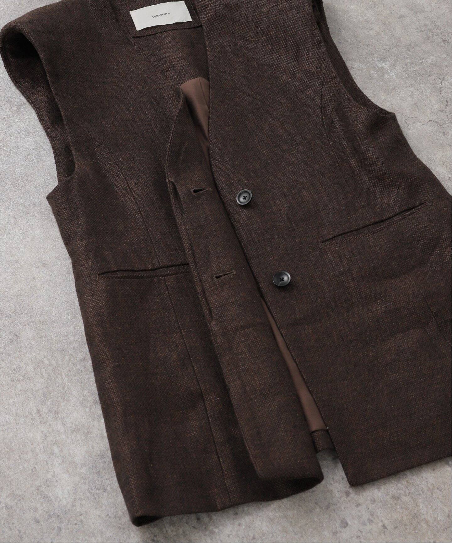 TODAYFUL/トゥデイフル】Linen Over Vest：ベスト（ベスト）｜JOURNAL