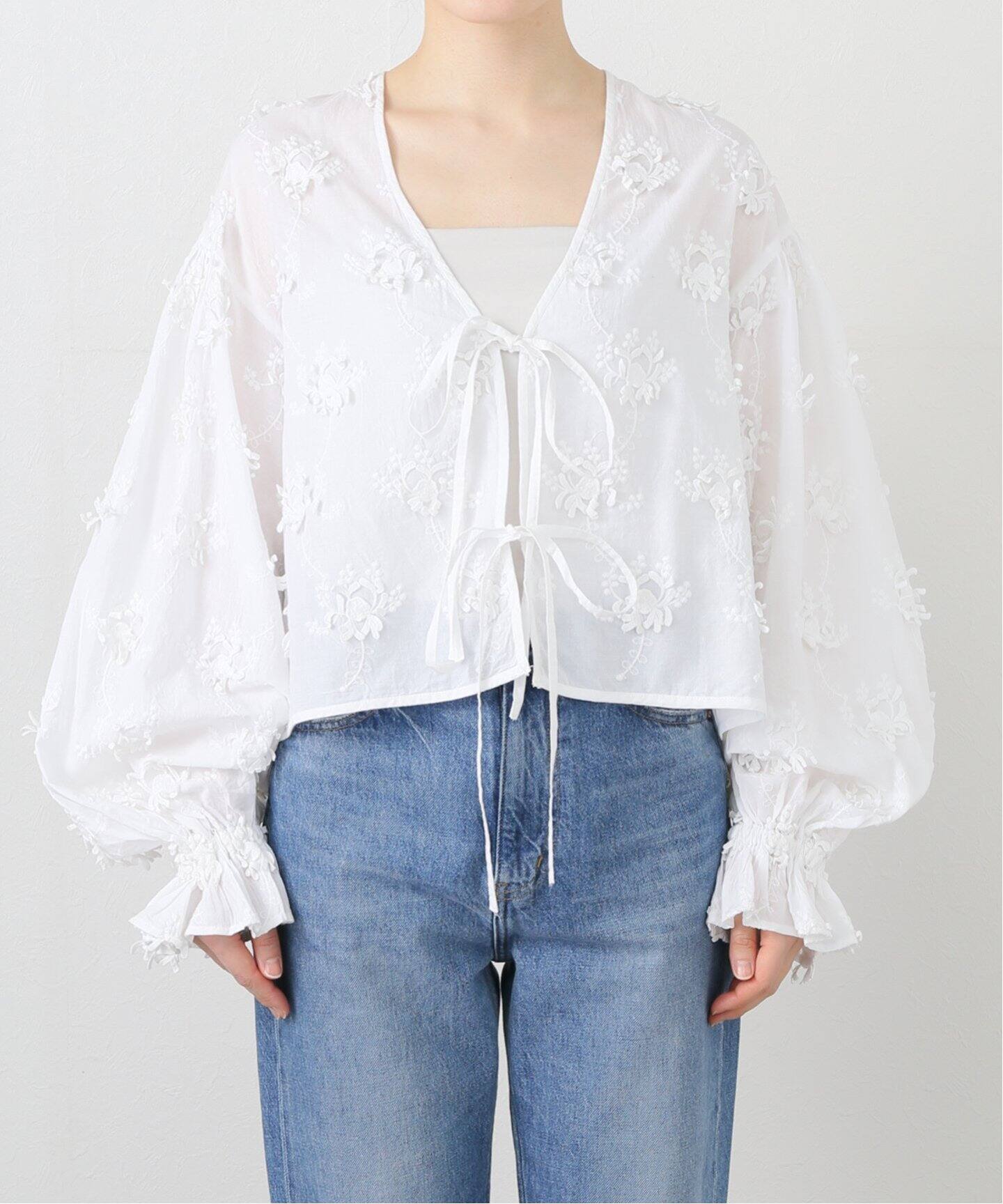crinkle crinkle crinkle】 3D embroidery bolero：ボレロ（その他 