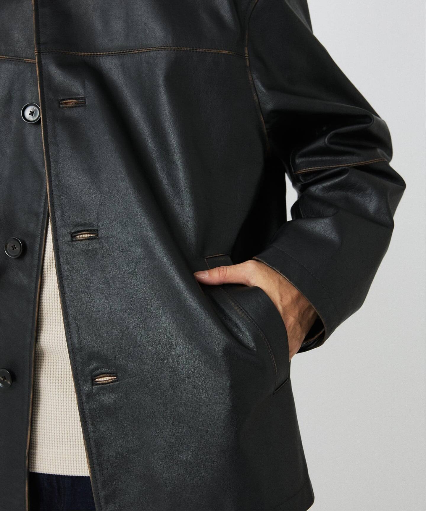 SKOOKUM / スクーカム 別注 バッファローレザー カバーオール（レザー