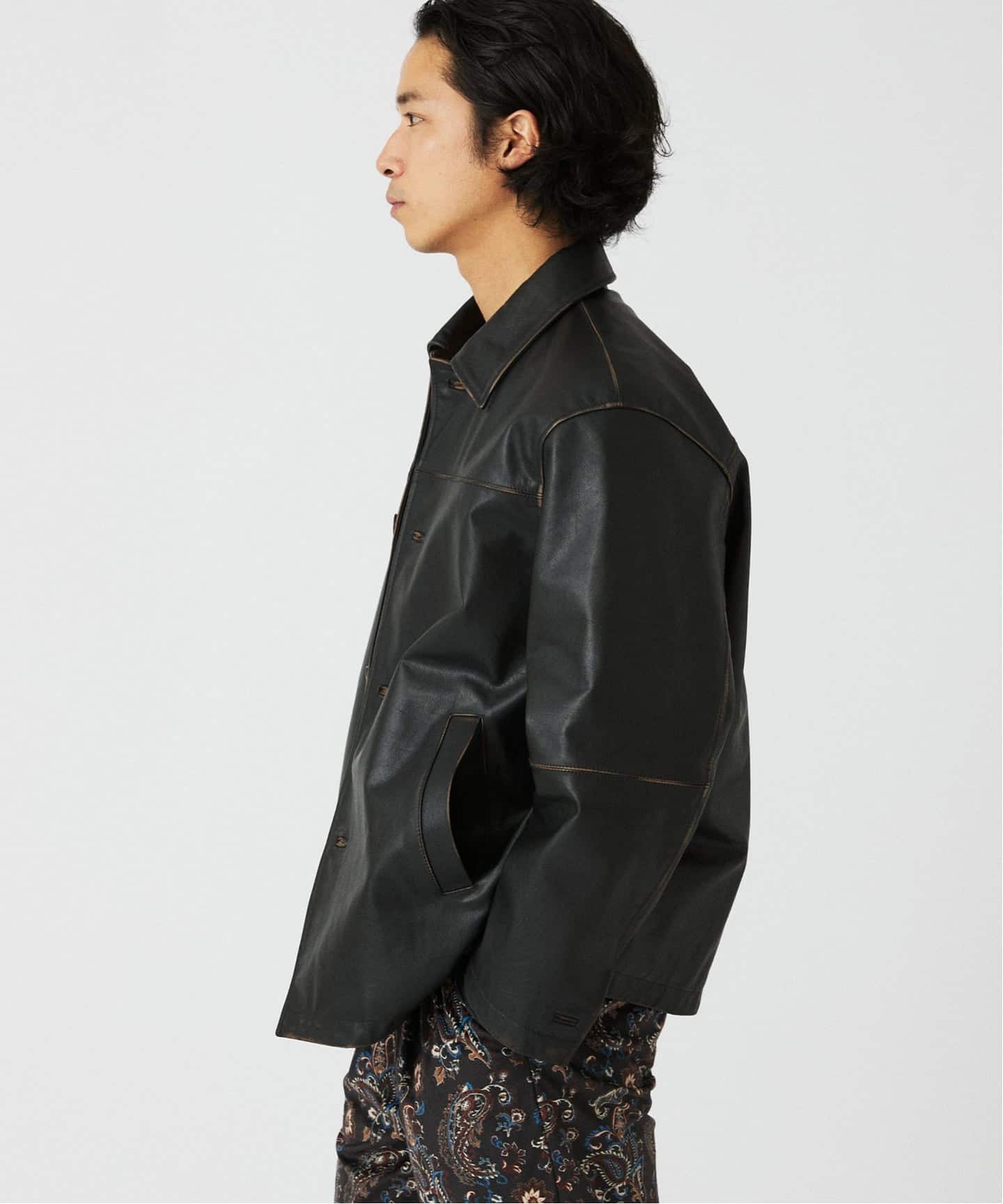 skookum leather coverall バッファローレザー JOURNAL STANDARD relume｜SKOOKUM / スクーカム 別注