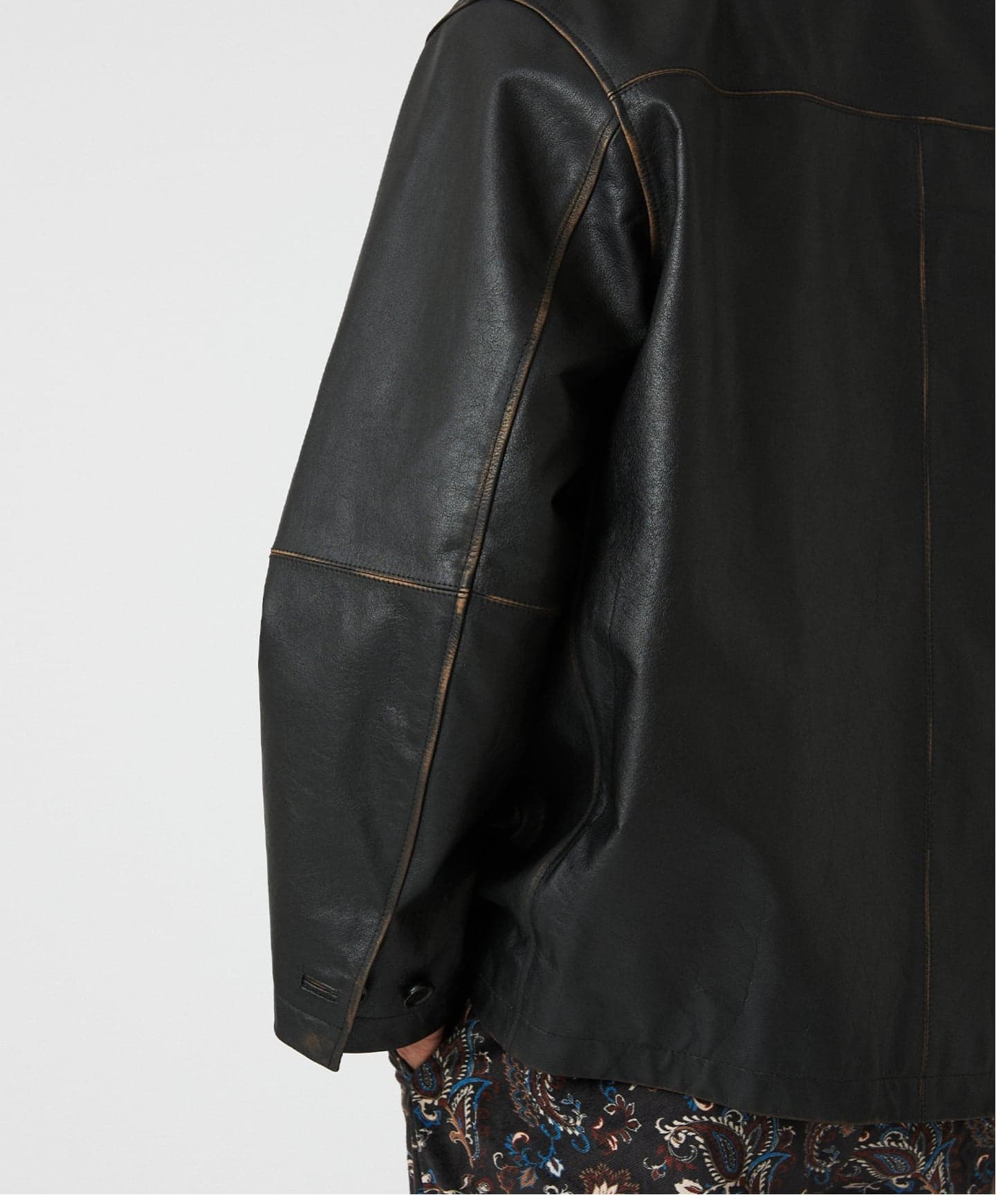 skookum leather coverall バッファローレザー SKOOKUM / スクーカム 別注 バッファローレザー カバーオール