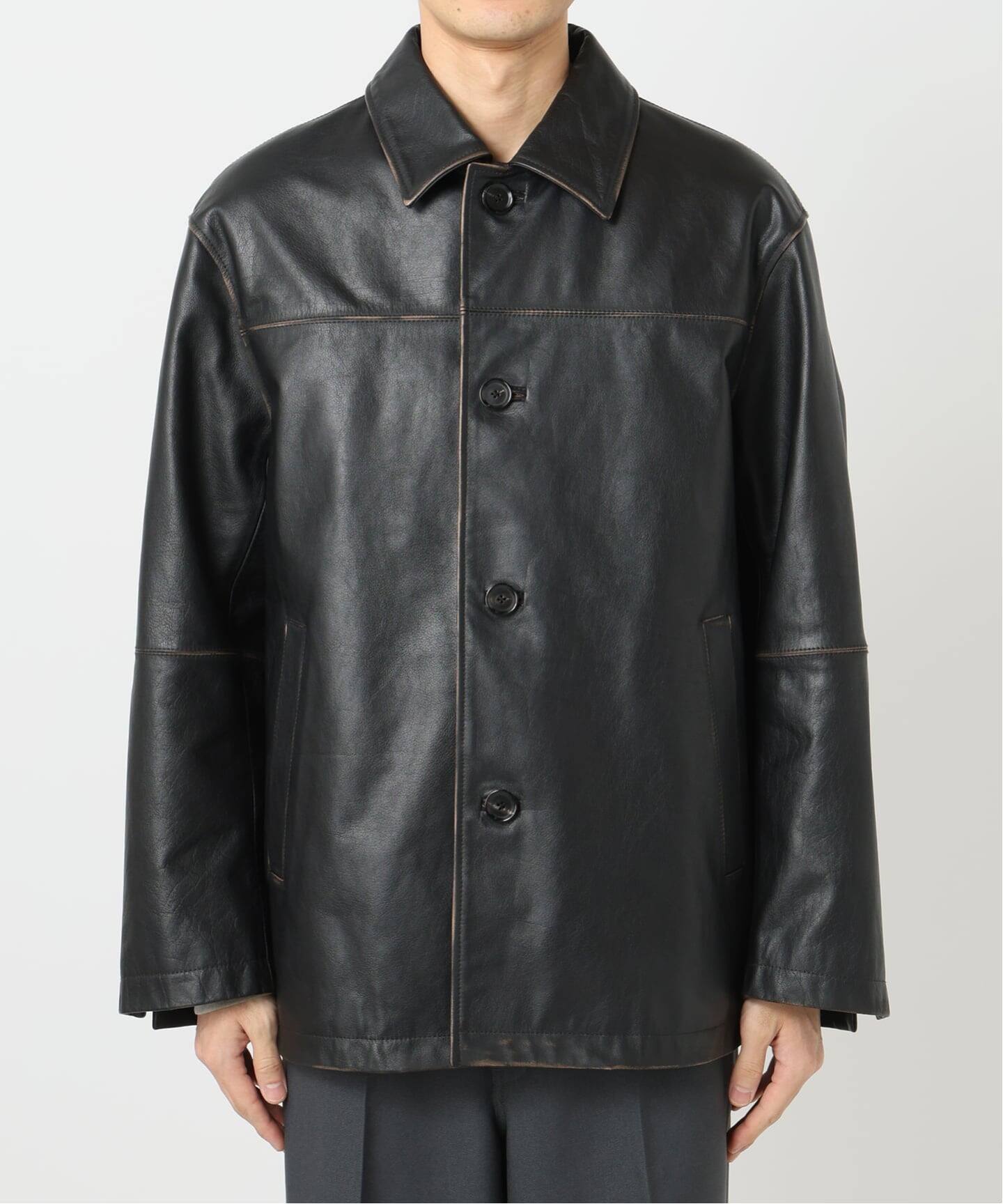 SKOOKUM / スクーカム 別注 バッファローレザー カバーオール（レザー