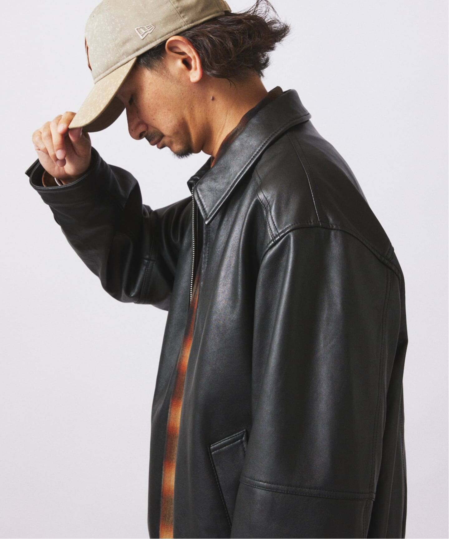 ラムレザー ジップジャケット（レザージャケット）｜JOURNAL STANDARD