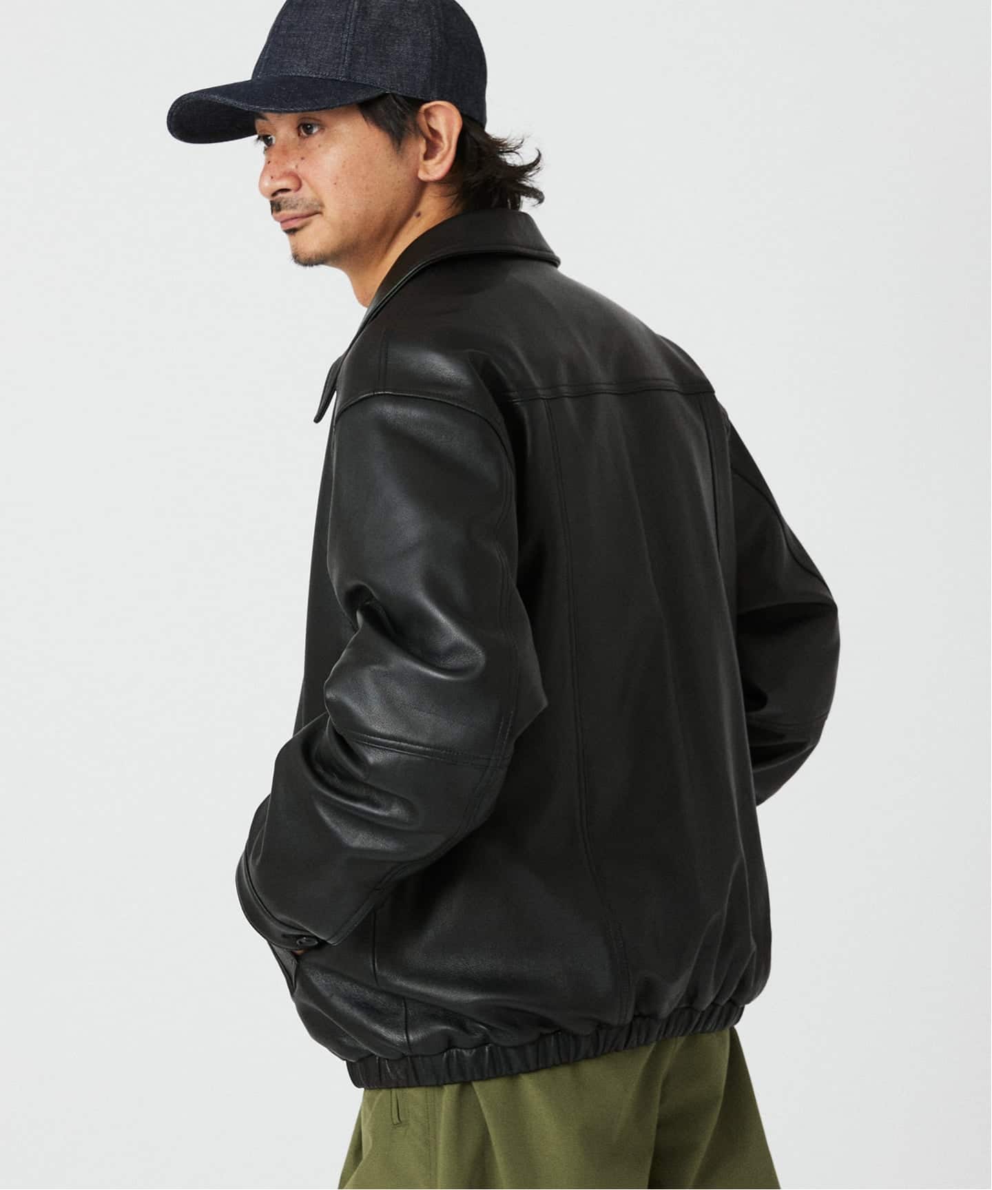 予約》ラムレザー ジップジャケット（レザージャケット