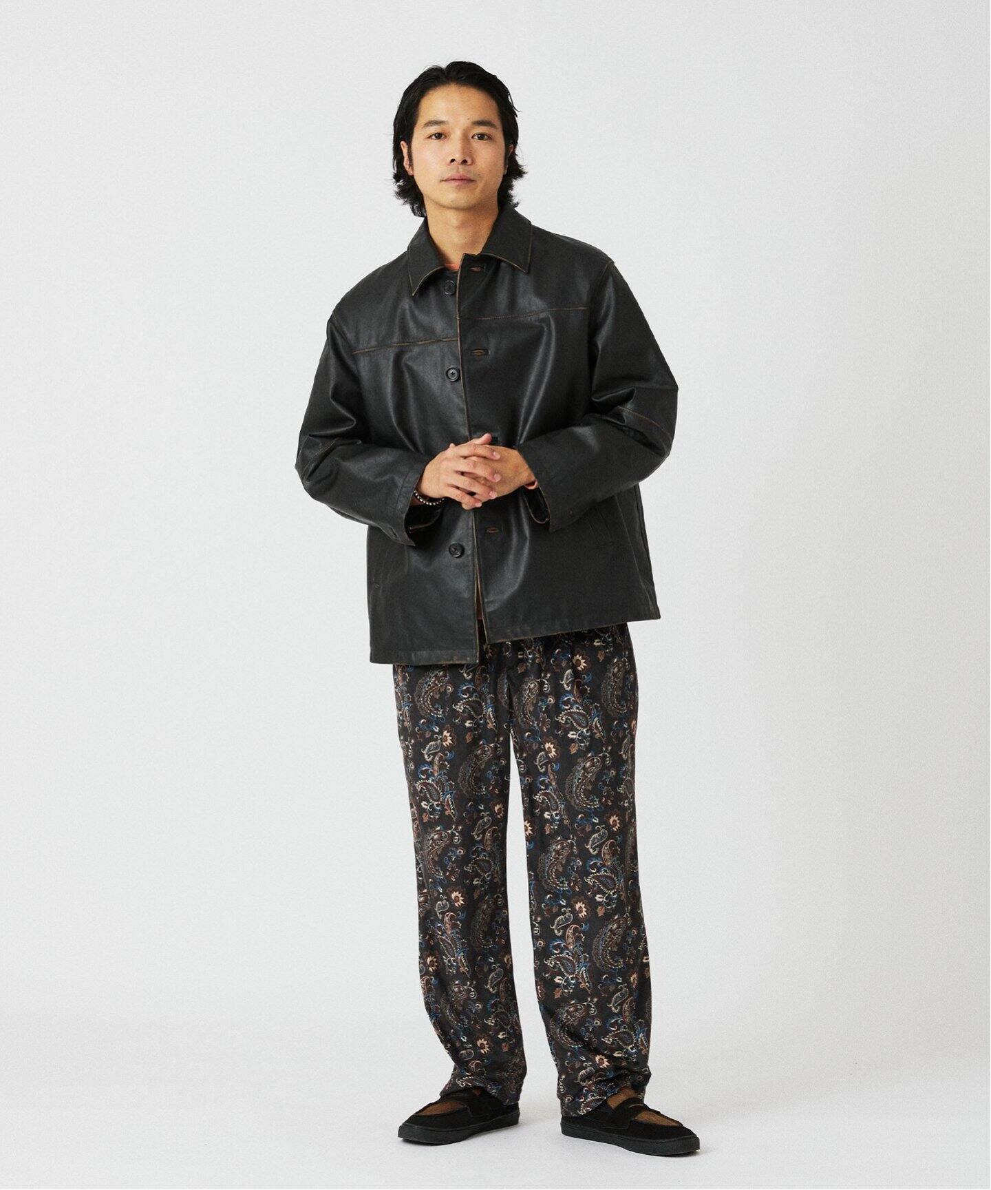 SKOOKUM / スクーカム 別注 バッファローレザー カバーオール（レザー  