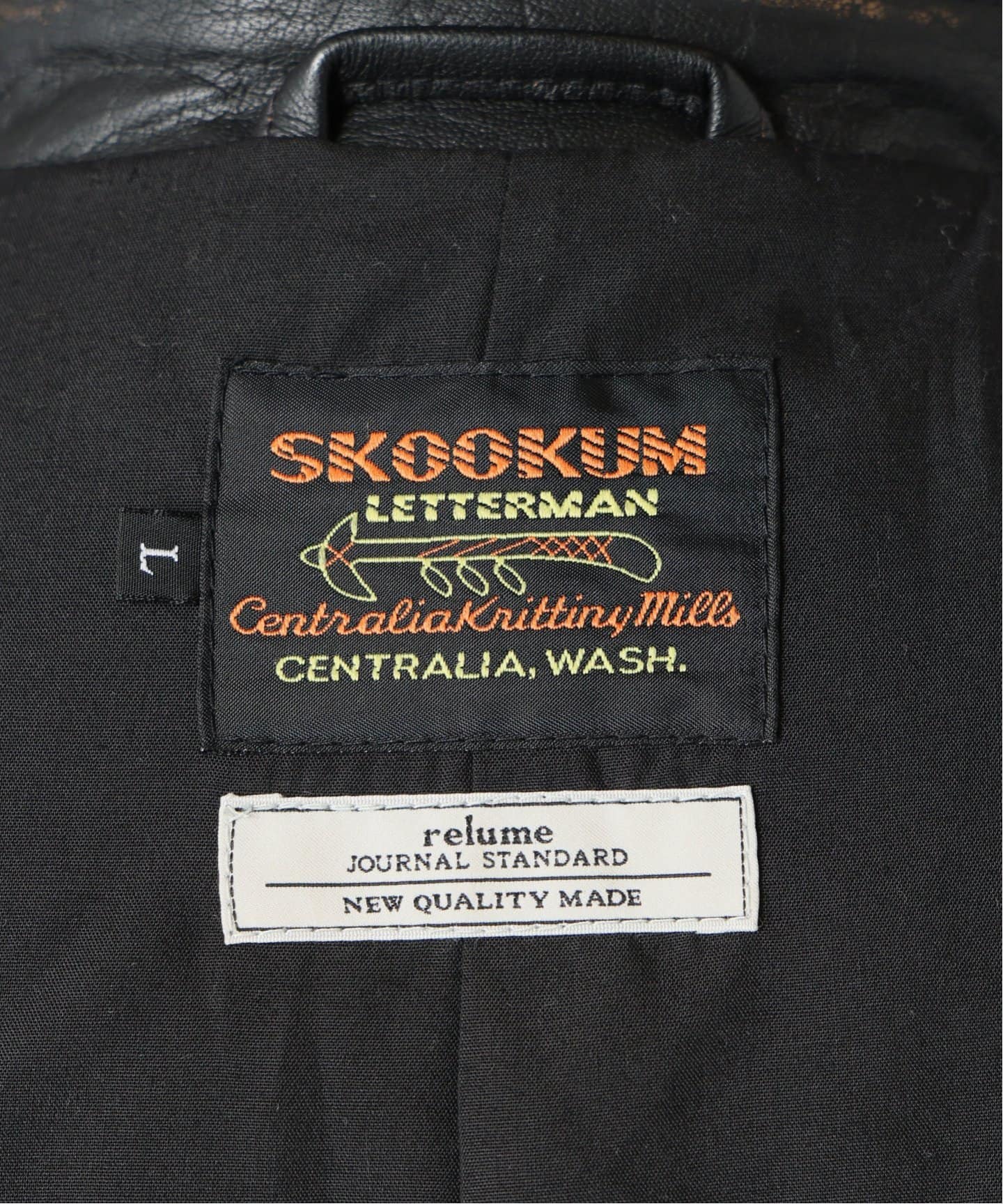 SKOOKUM / スクーカム 別注 バッファローレザー カバーオール