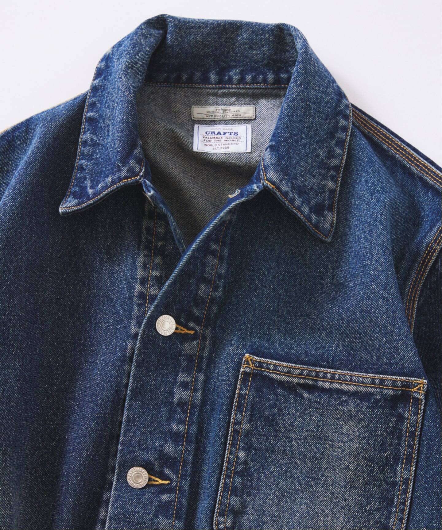 JOURNAL STANDARD デニムカバーオール　デニムジャケット JOURNAL STANDARD デニムジャケット gジャン 「追加2」デニム