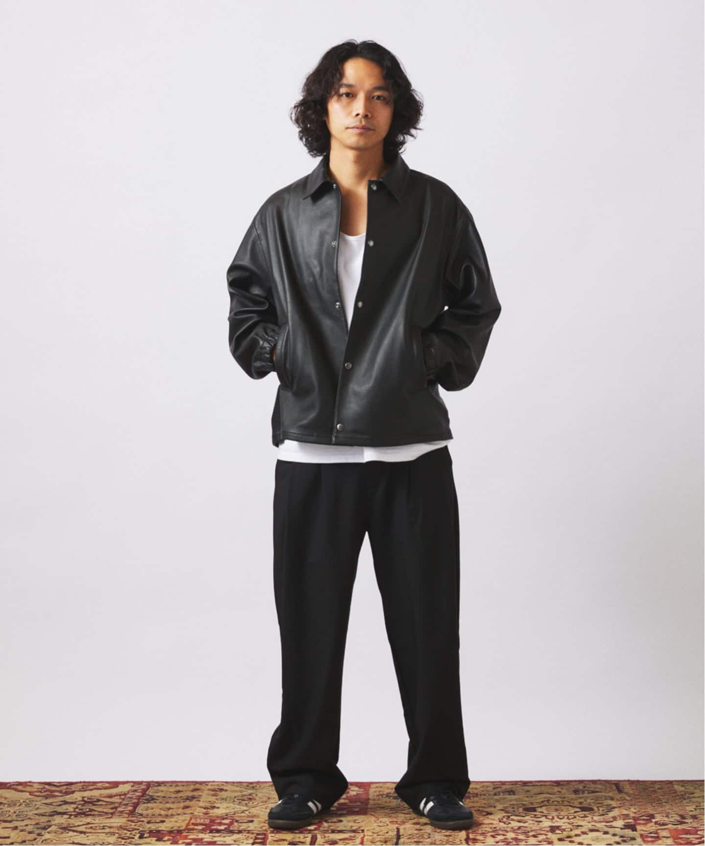 JOURNAL STANDARD relume レザージャケット Lサイズ 予約》ラムレザー ジップジャケット（レザージャケット