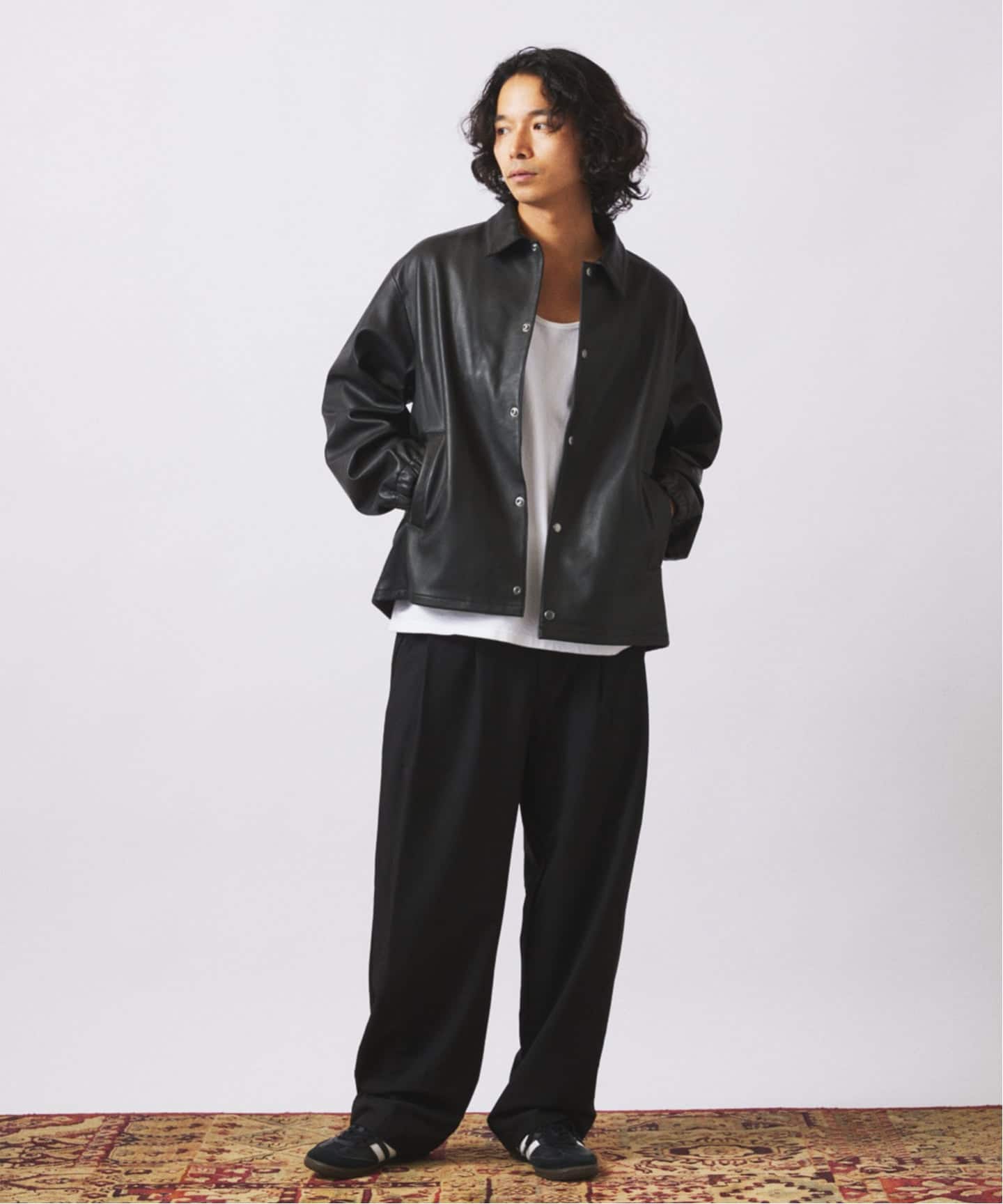 JOURNAL STANDARD relume レザージャケット Lサイズ 予約》ラムレザー コーチジャケット（レザージャケット