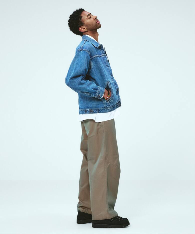 AMERICAN デニム ”AMPLE” トラッカージャケット by COTTON USA（デニム 