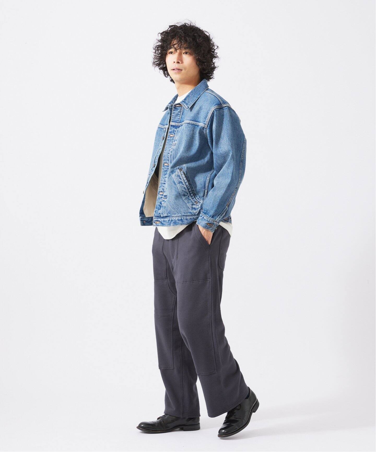 AMERICAN デニム ”AMPLE” トラッカージャケット by COTTON USA（デニム 