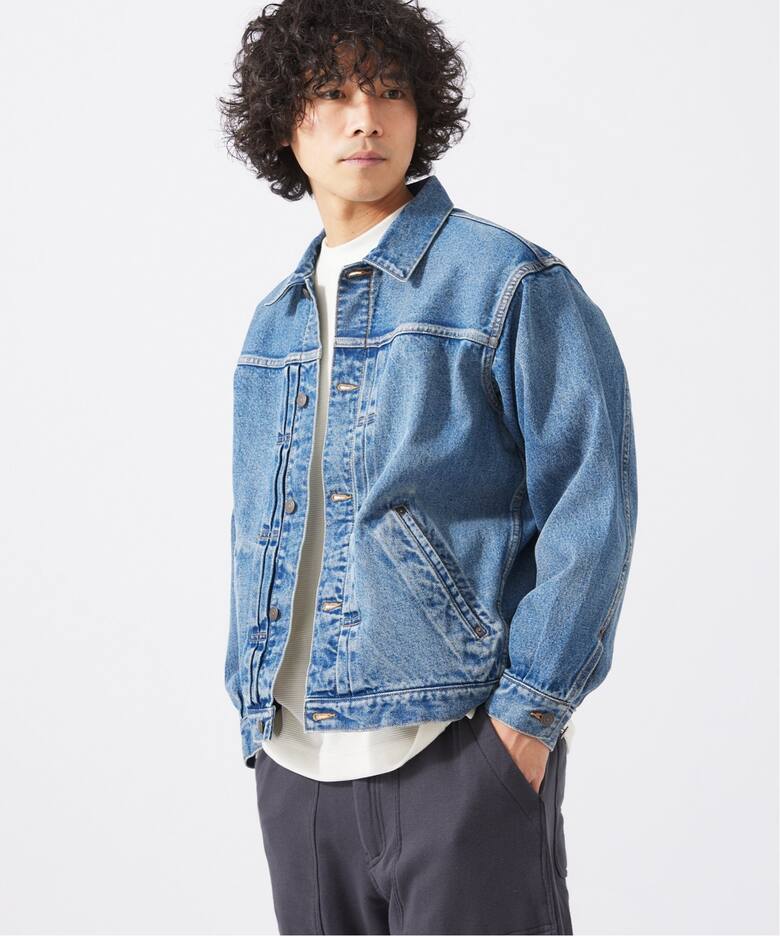 AMERICAN デニム ”AMPLE” トラッカージャケット by COTTON USA（デニム 