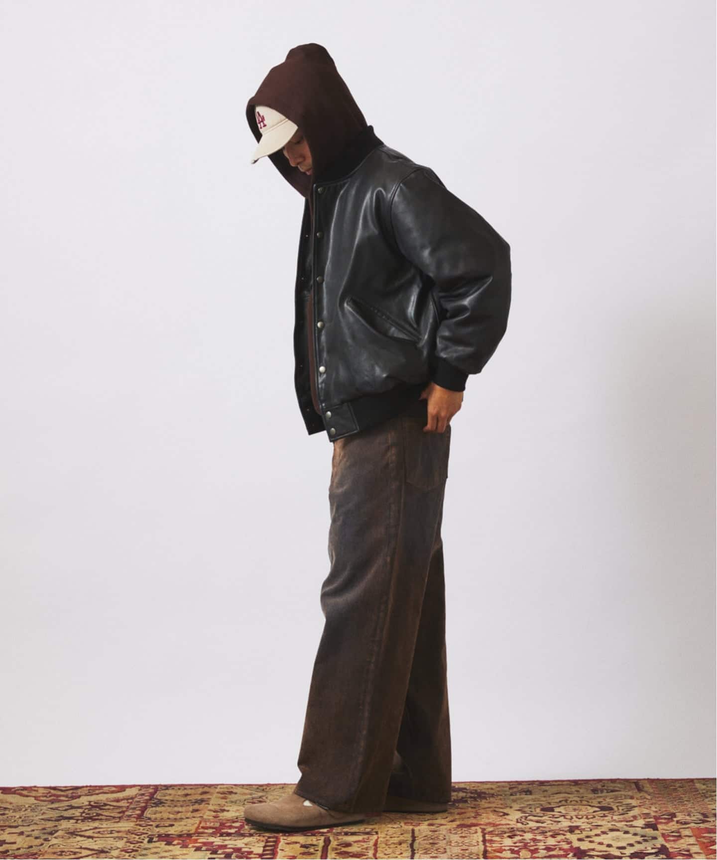 JOURNAL STANDARD relume レザージャケット Lサイズ JOURNAL STANDARD relume｜ラムレザー ジップジャケット