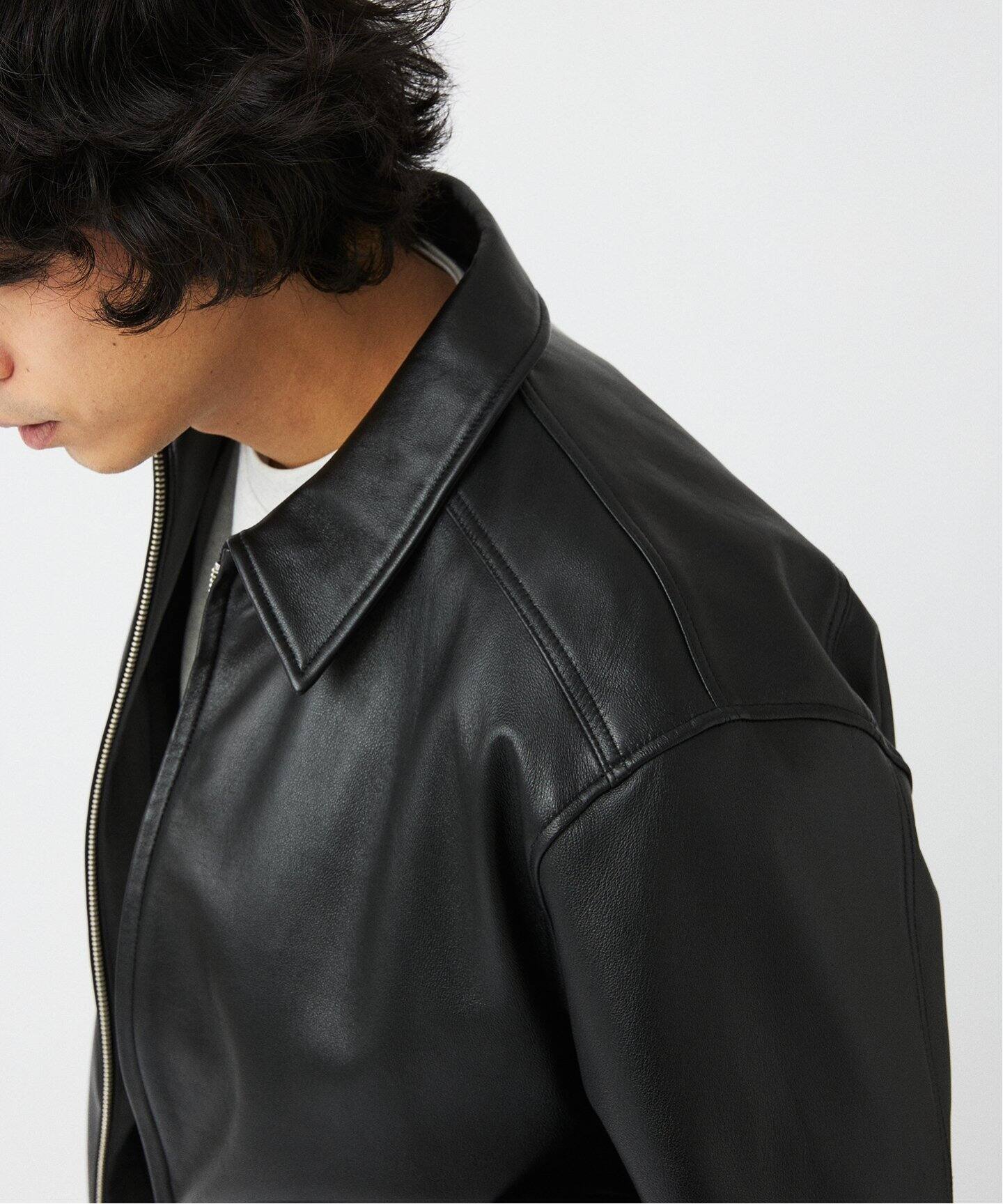 SKOOKUM / スクーカム 別注 シープレザー ジップジャケット（レザー 