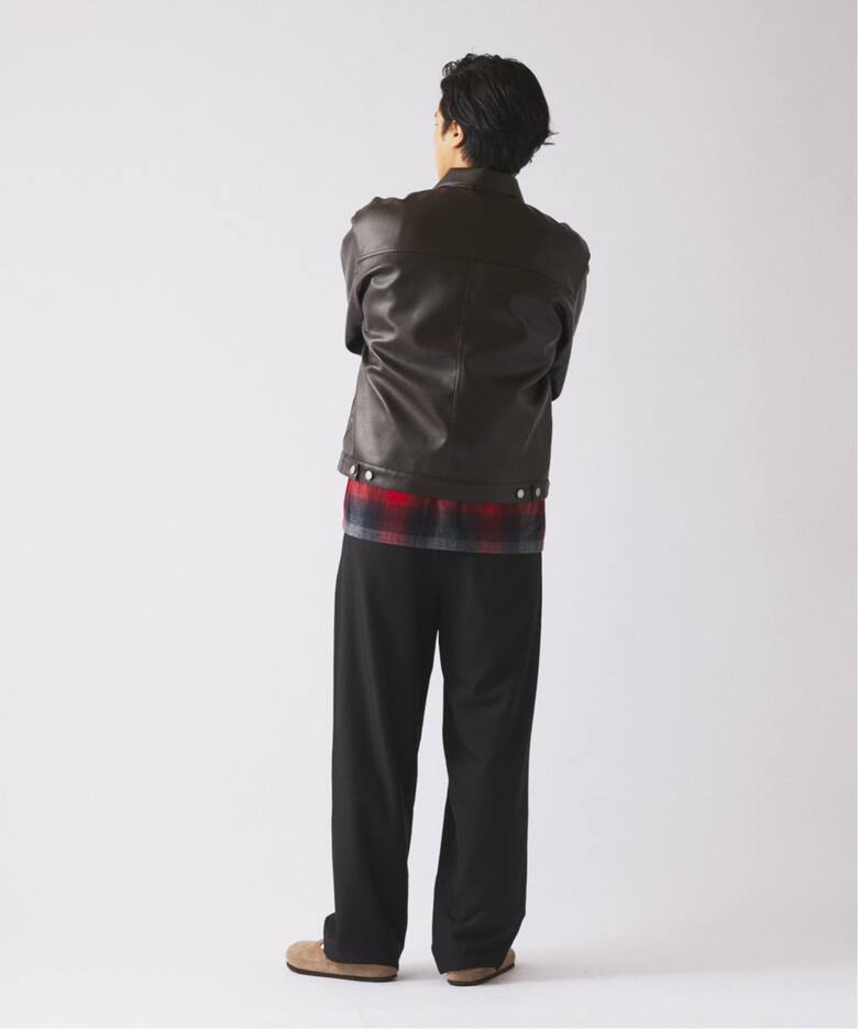 シンセティック レザー トラッカージャケット（その他ブルゾン 