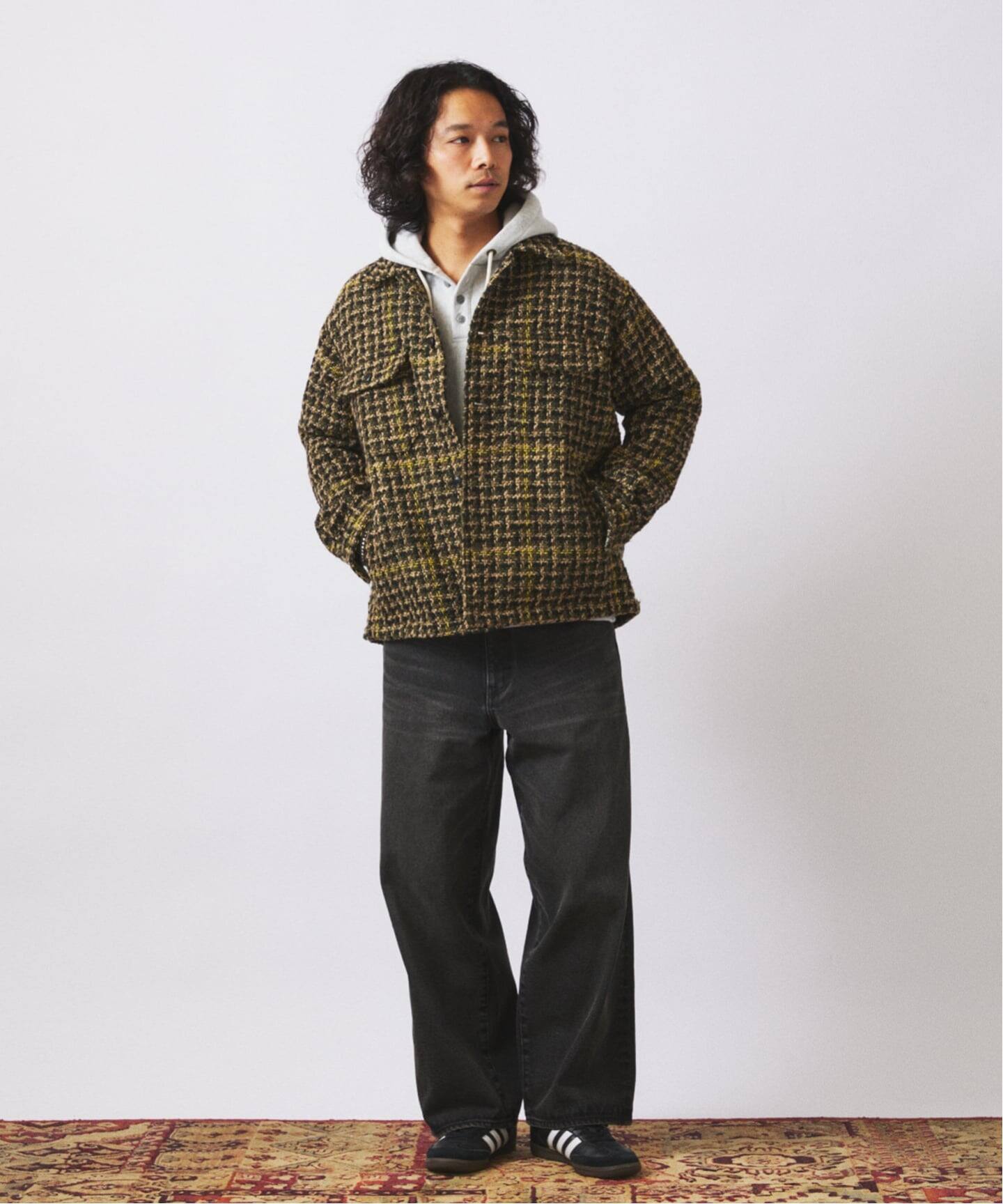 ループ ツイードチェック CPO ブルゾン（その他ブルゾン／アウター