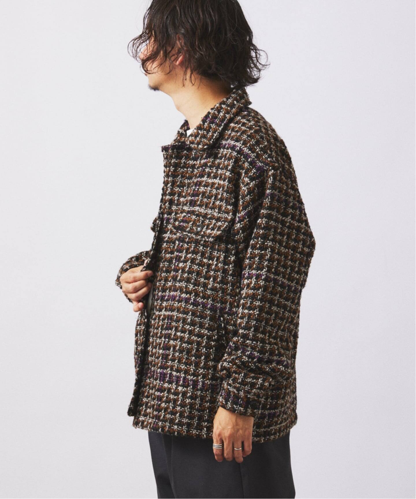 ループ ツイードチェック CPO ブルゾン（その他ブルゾン／アウター