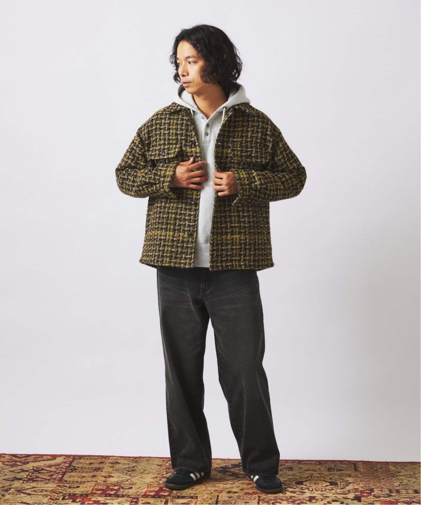 ループ ツイードチェック CPO ブルゾン（その他ブルゾン／アウター
