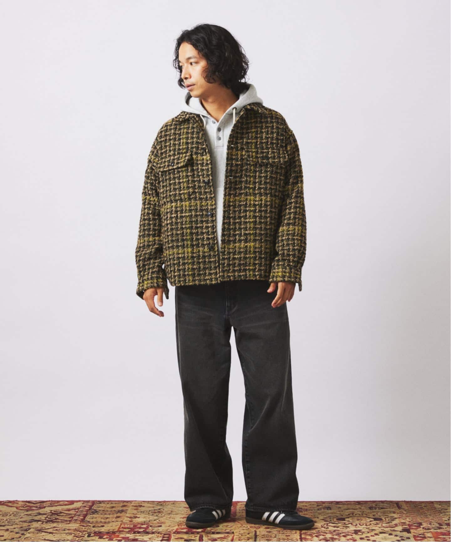 ループ ツイードチェック CPO ブルゾン（その他ブルゾン／アウター