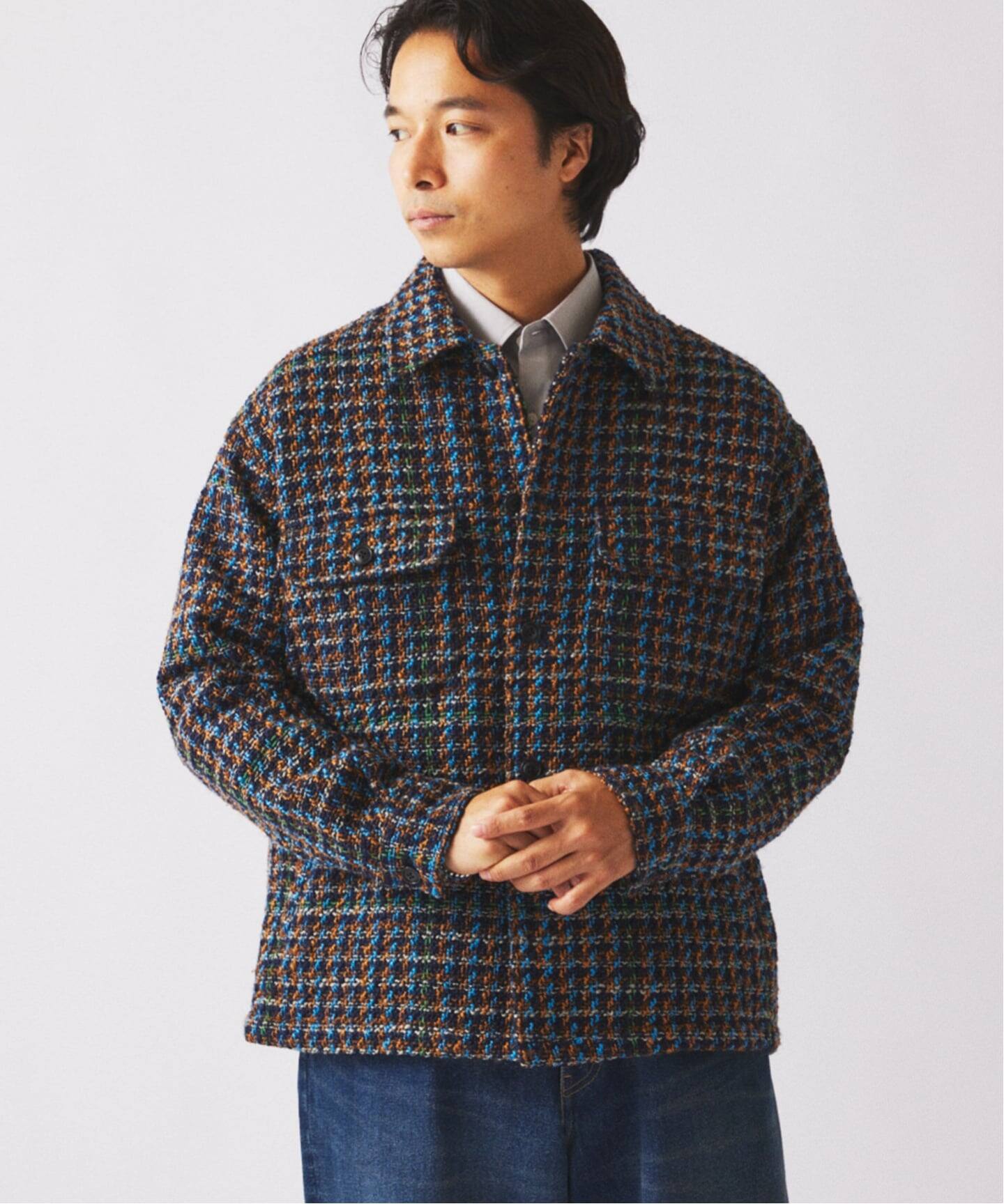 ループ ツイードチェック CPO ブルゾン（その他ブルゾン／アウター