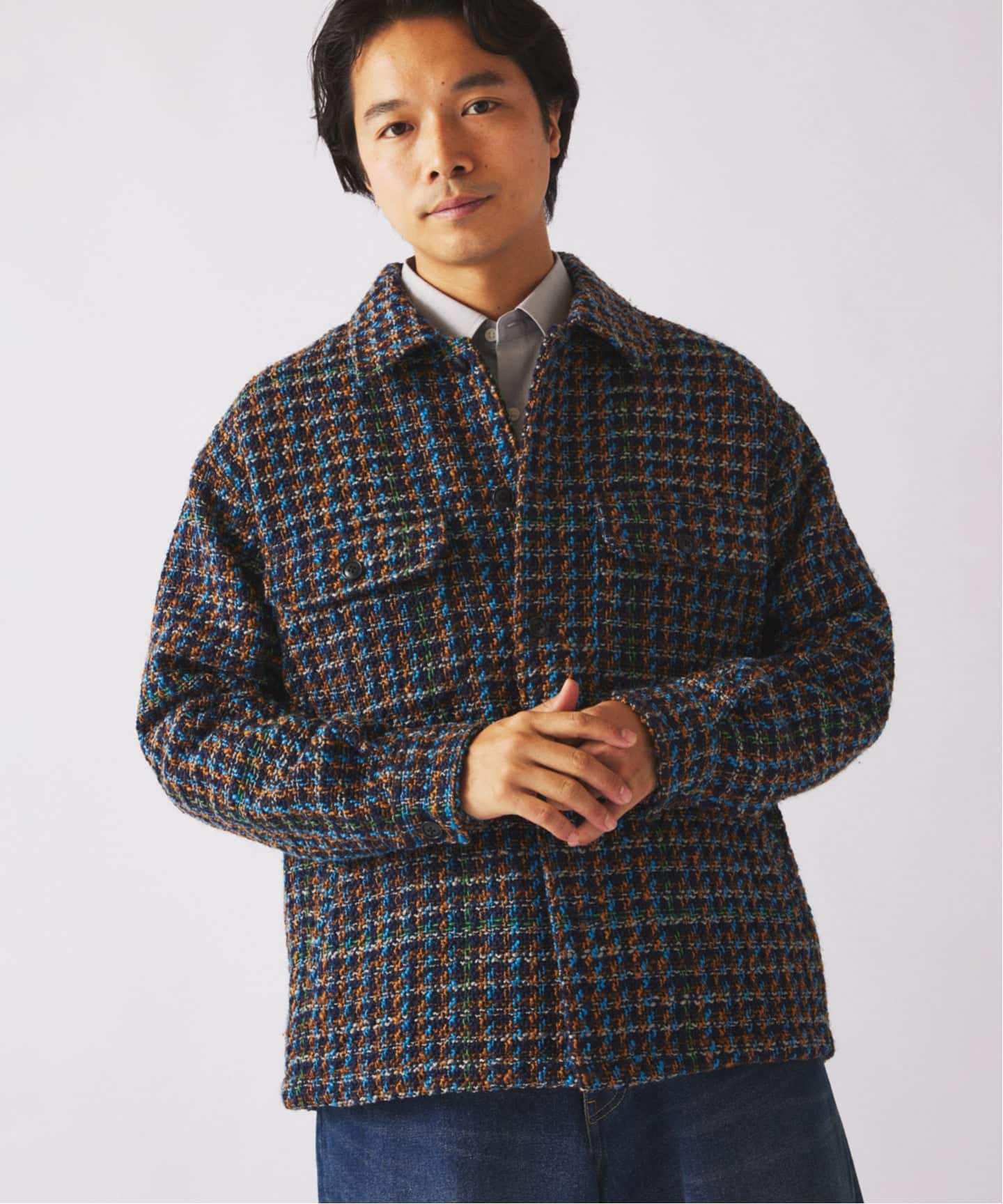 ループ ツイードチェック CPO ブルゾン（その他ブルゾン／アウター