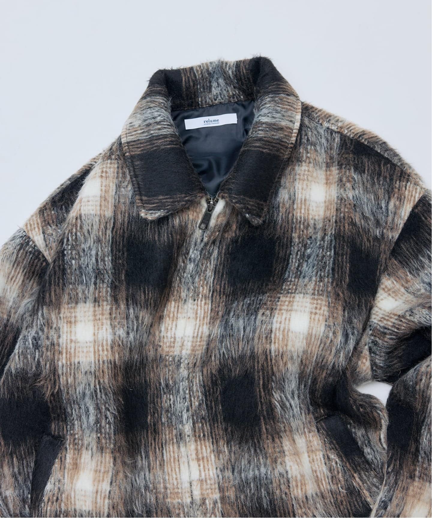 シャギー オンブレ ワークジャケット（その他ブルゾン／アウター