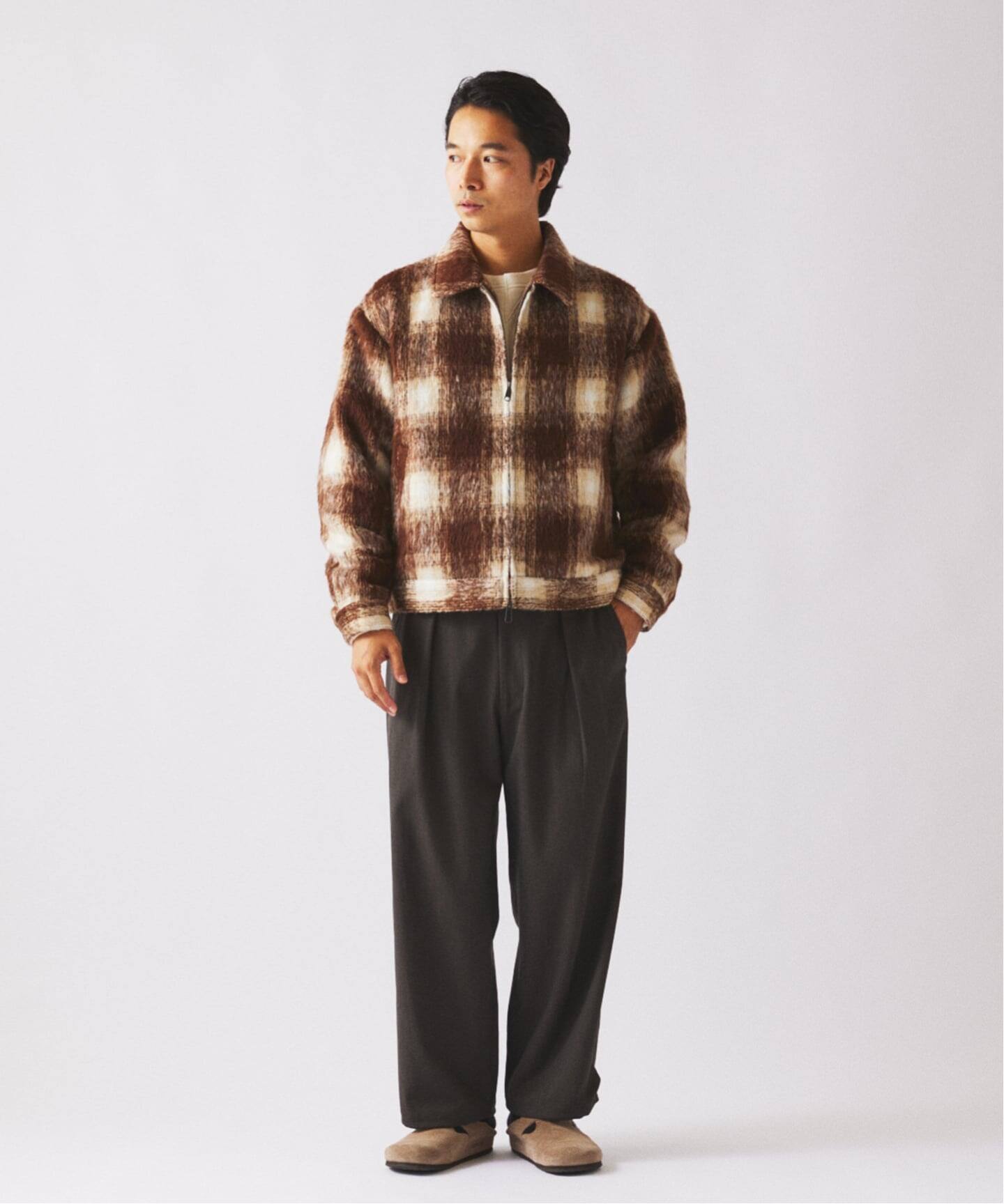 Journal standard resume シャギーオンブレワークジャケット シャギー オンブレ ワークジャケット（その他ブルゾン／アウター