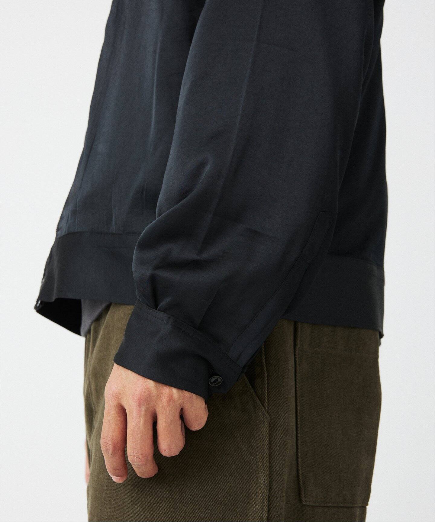 TOWNCRAFT relume FFA JKT ブラック TOWNCRAFT / タウンクラフト 別注 サテン シービーズ ジャケット