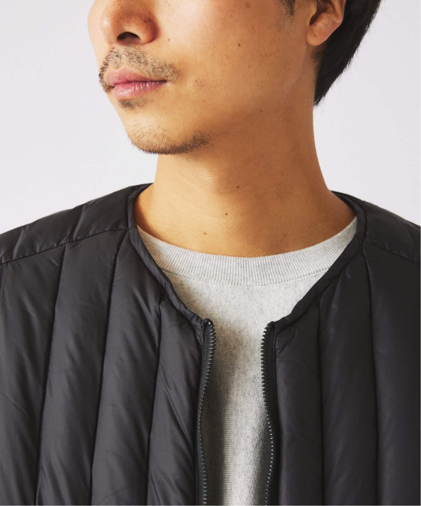 TAION / タイオン 別注 ヴァーチカルキルト リバーシブル ダウン