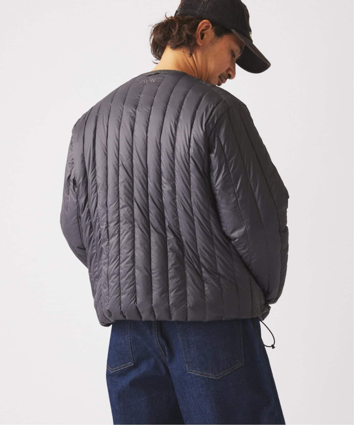 TAION / タイオン 別注 ヴァーチカルキルト リバーシブル ダウン