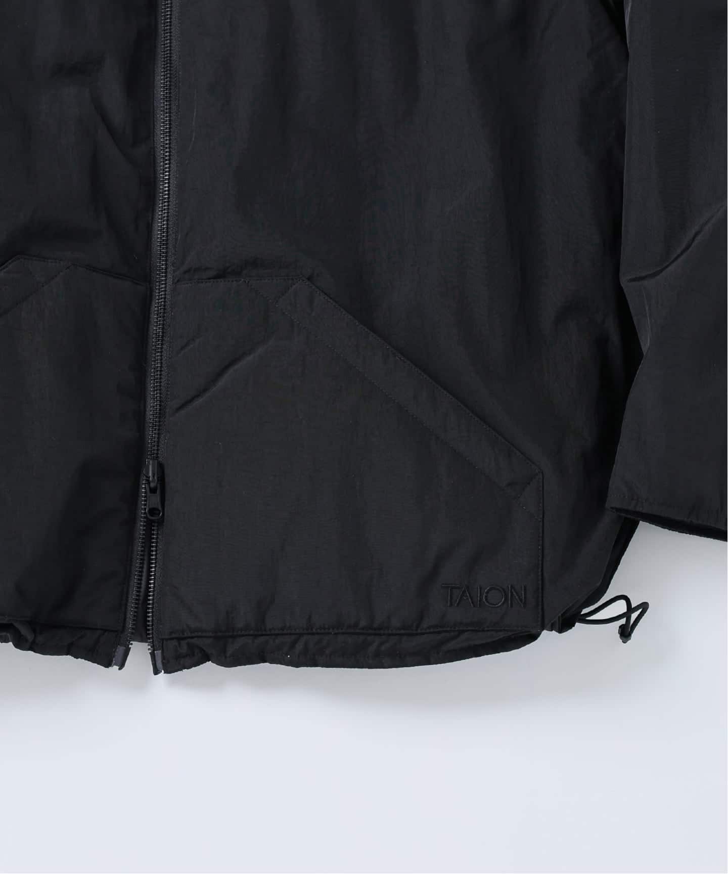 TAION / タイオン 別注 ヴァーチカルキルト リバーシブル ダウン