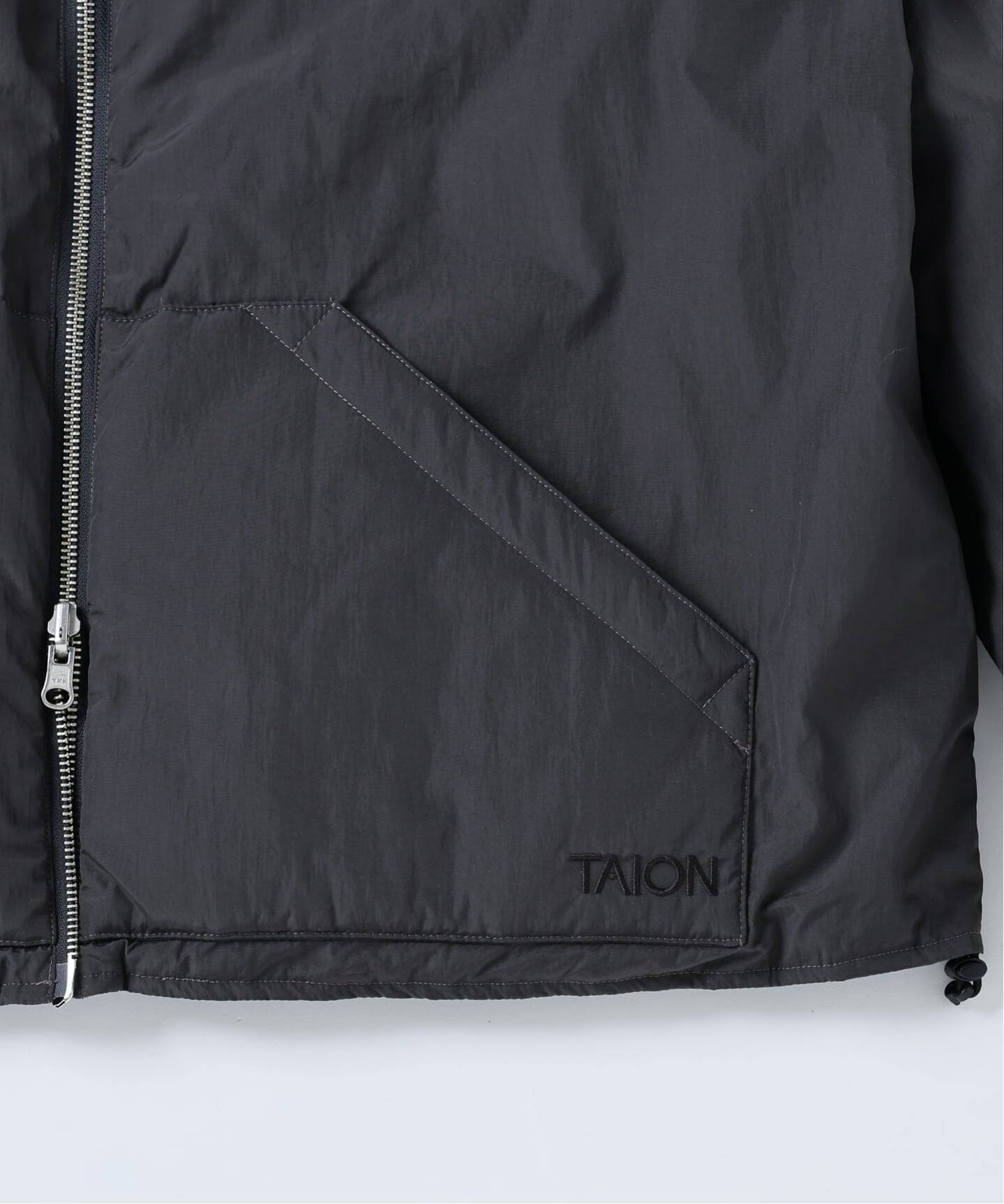 TAION / タイオン 別注 ヴァーチカルキルト リバーシブル ダウン