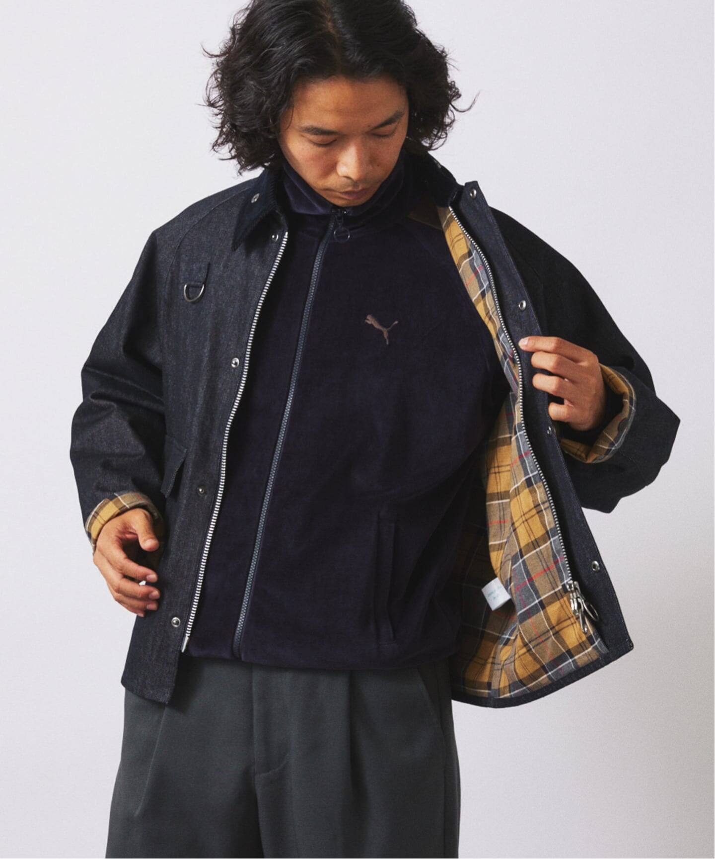 予約》BARBOUR / バブアー 別注 デニム スぺイジャケット