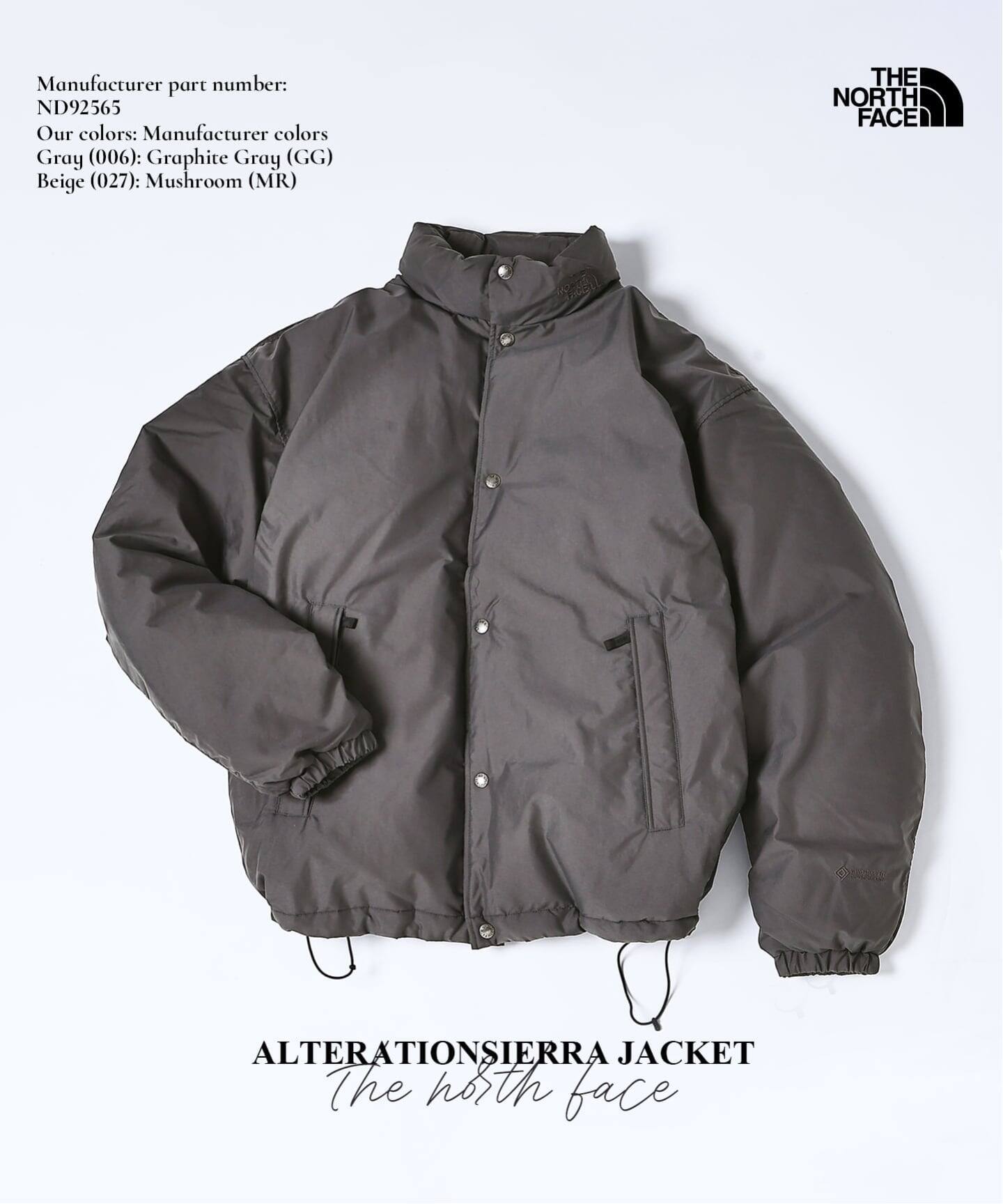 THE NORTH FACE /ノースフェイス オルタレーション シエラジャケット 