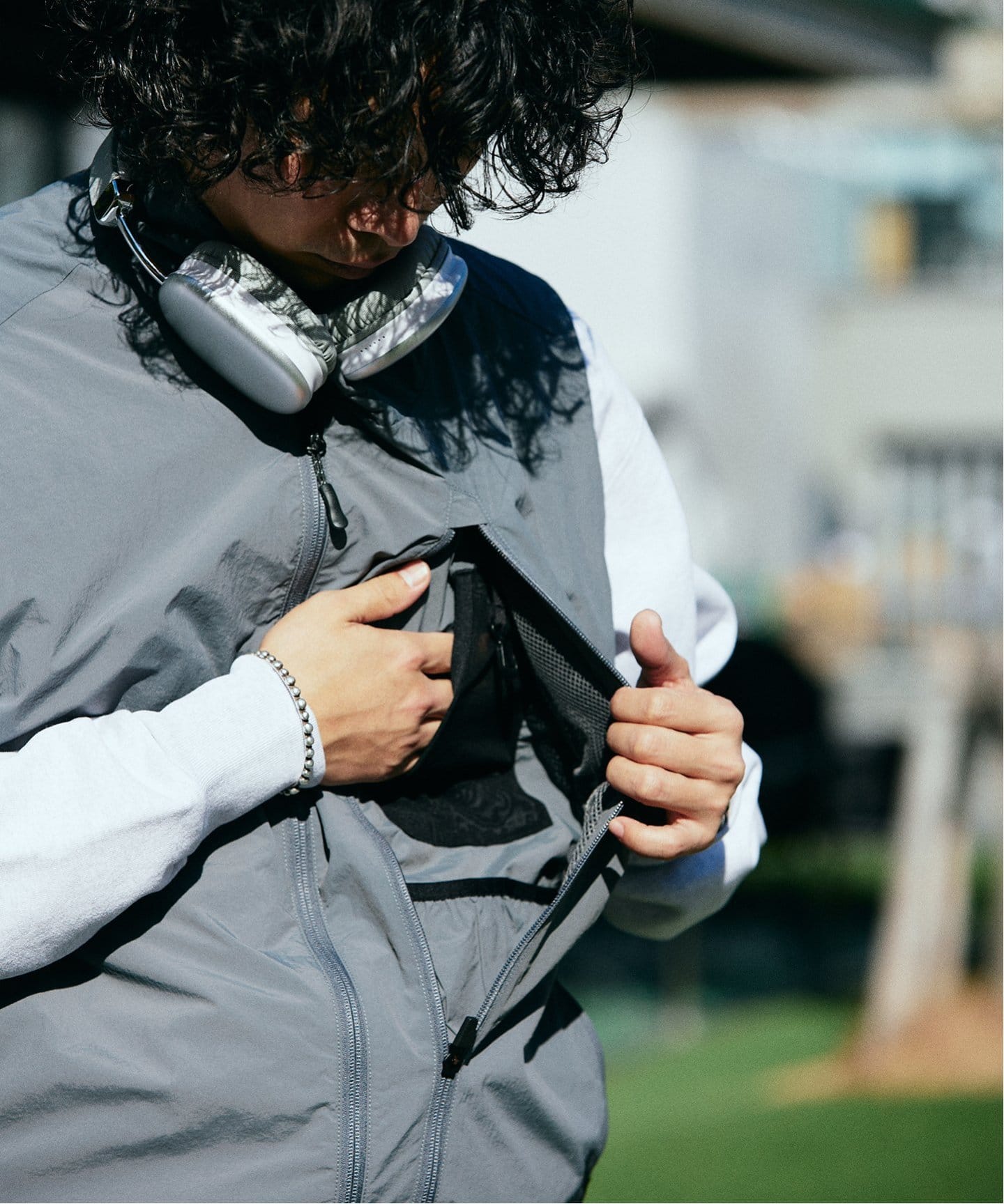 SNOWPEAK / スノーピーク 別注 Nylon Tussah VEST（ベスト