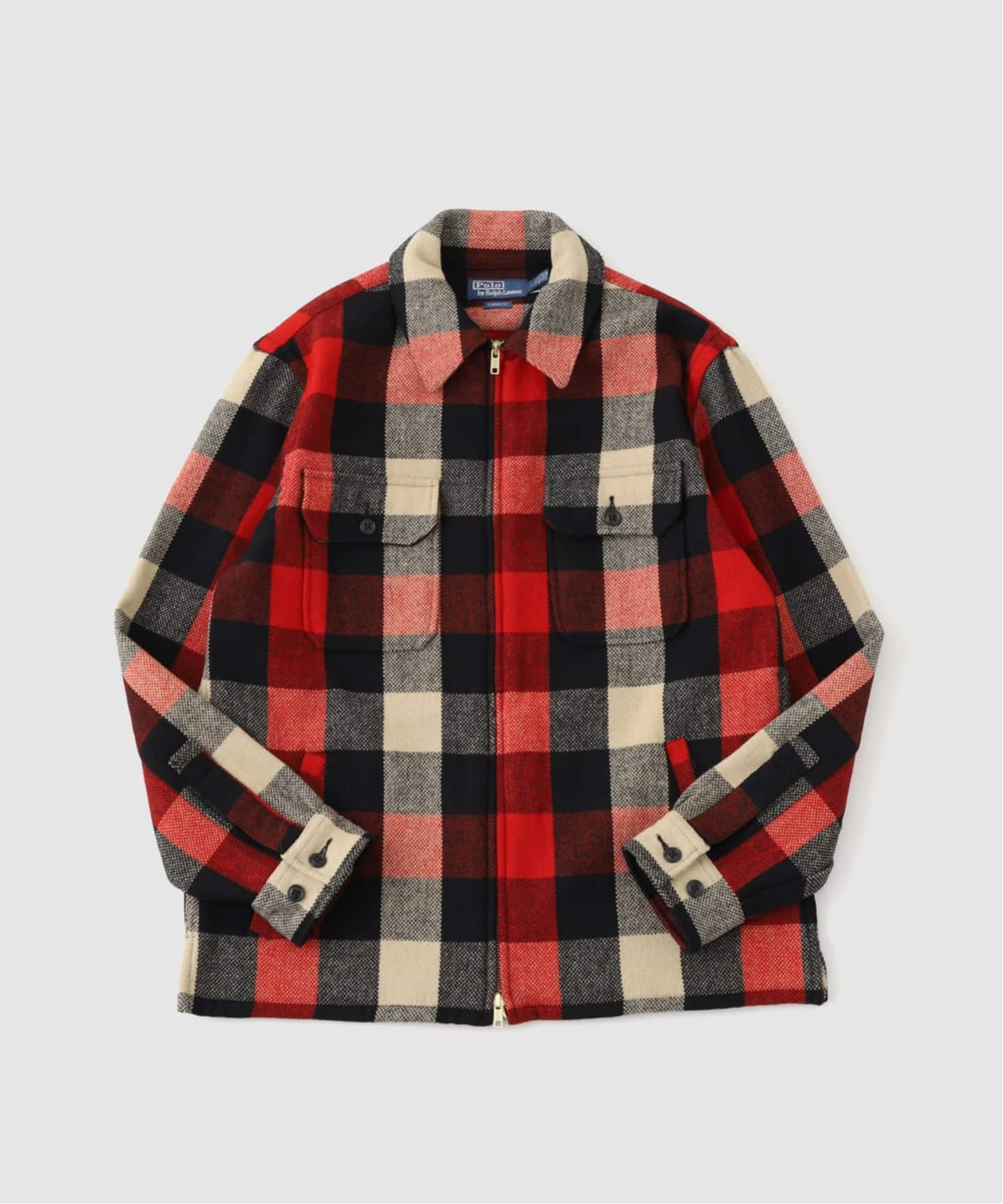 STANDARD CALIFORNIA チェック ウール シャツ レッド シャツシリーズ