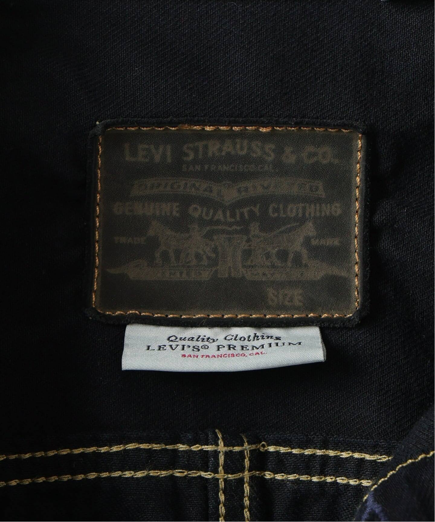 LEVI'S(R) / リーバイス(R) タイプ1 トラッカージャケット ブラック後