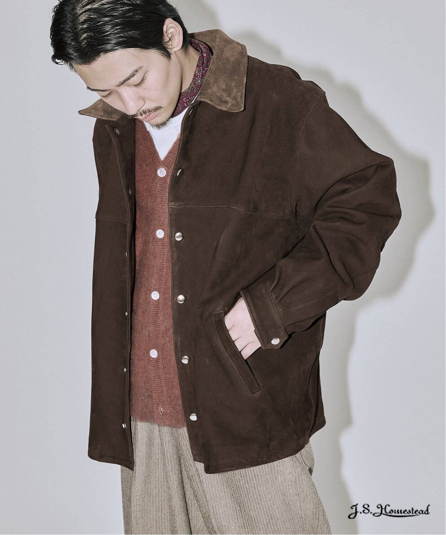 J.S.Homestead / ゴート レザー カー コーチ ジャケット（レザー