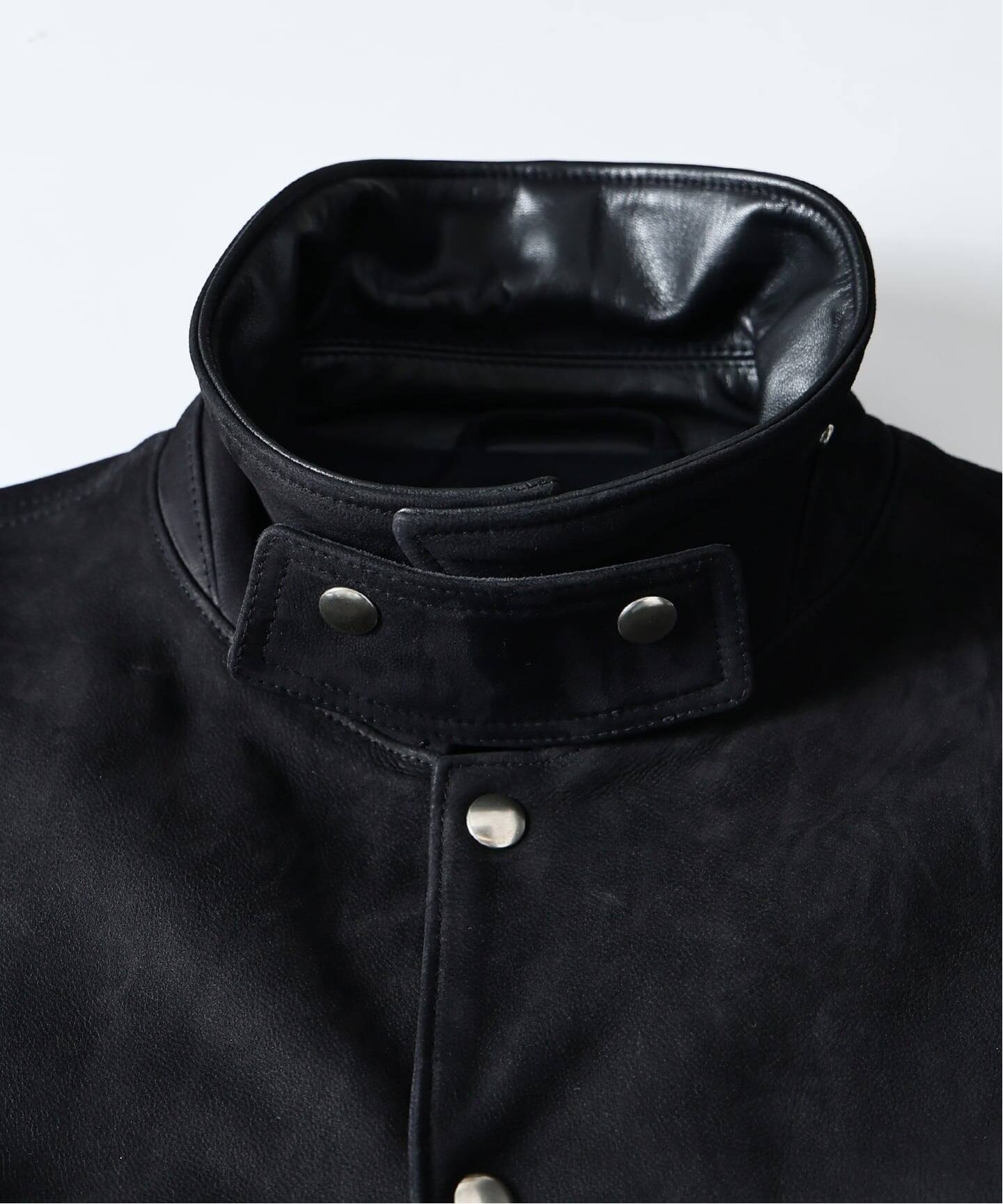 JOURNAL STANDARD ゴートレザー ジャケット Mサイズ 　25AW ゴート レザー エイジング ダッド ブルゾン（レザージャケット