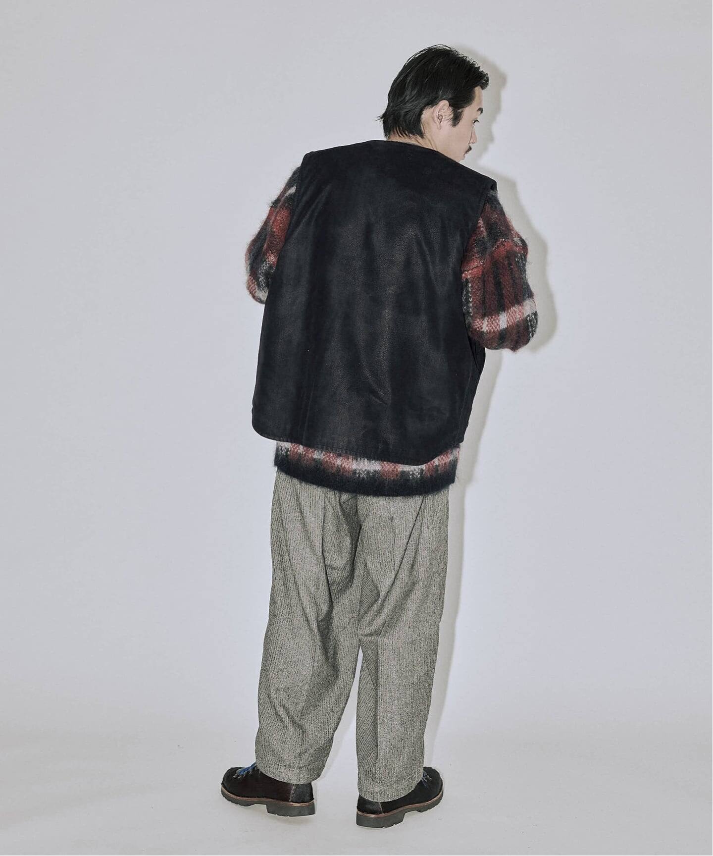 J.S.Homestead / フロック レザー ジップ ベスト（その他ブルゾン