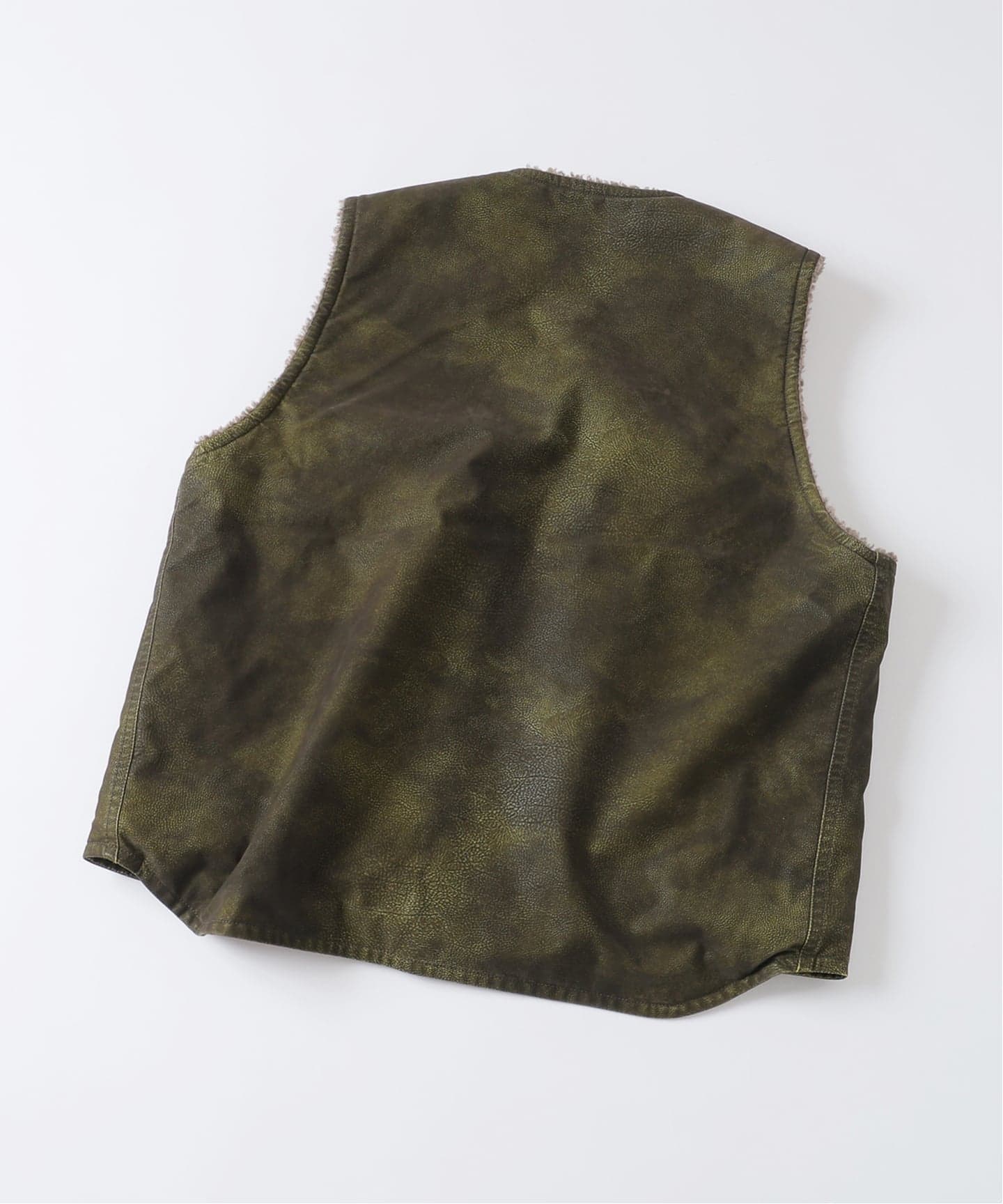 J.S.Homestead / フロック レザー ジップ ベスト（その他ブルゾン