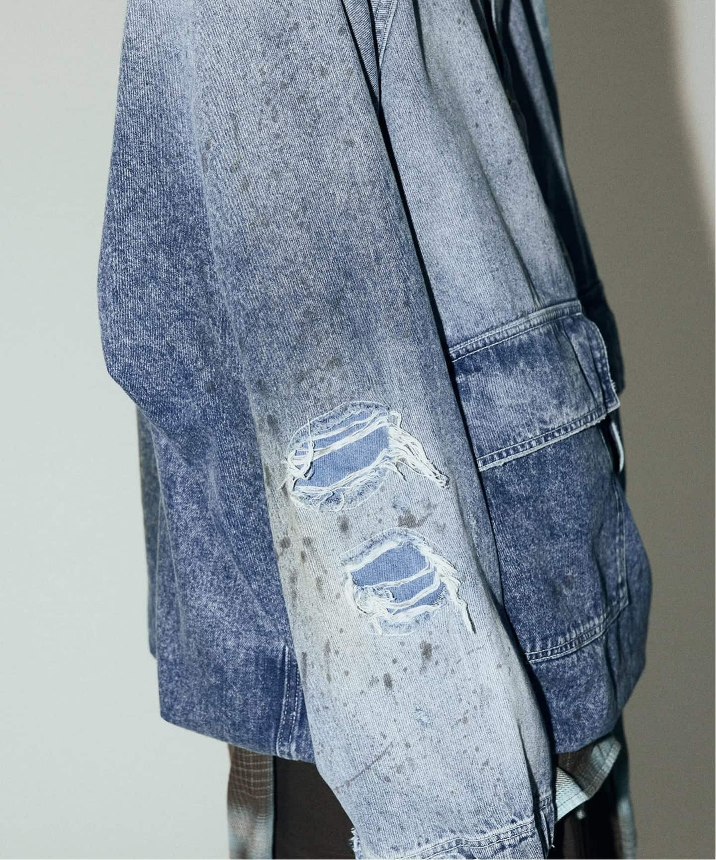 j.s.stead ガンナーズ デニムオーバースモック ガナーズ デニム オーバー スモック（その他ブルゾン／アウター