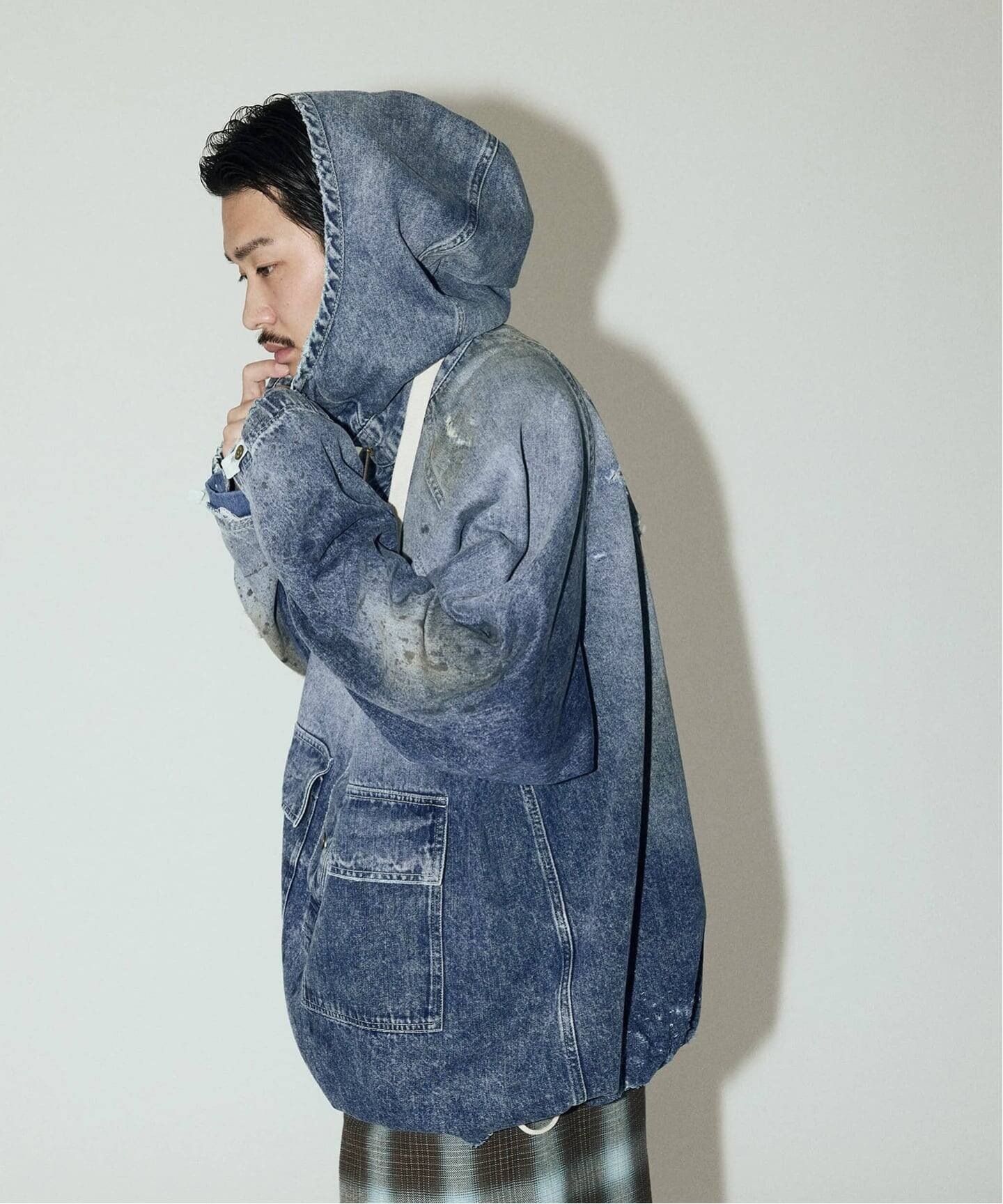 ガナーズ デニム オーバー スモック（その他ブルゾン／アウター