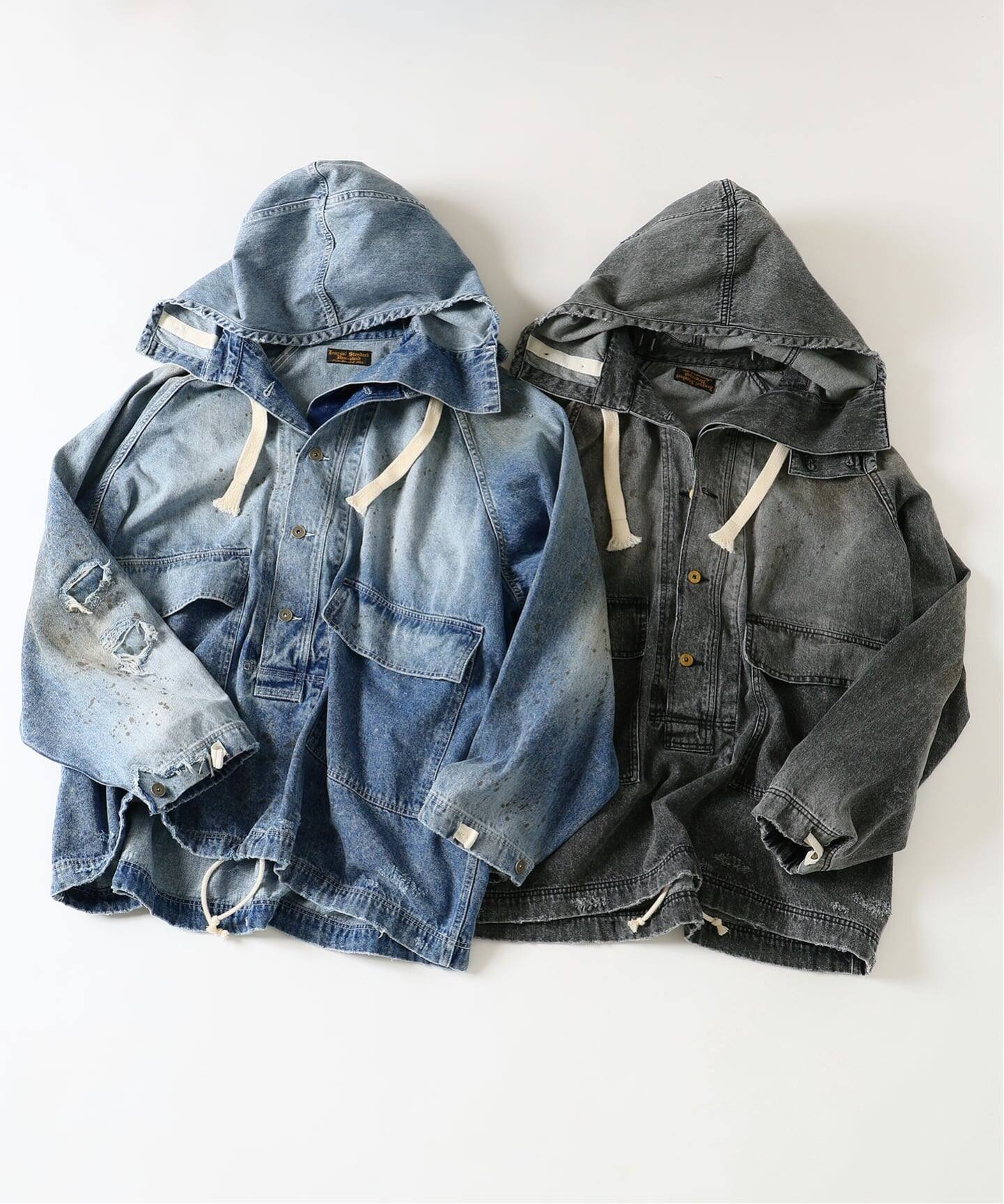 j.s.stead ガンナーズ デニムオーバースモック ガナーズ デニム オーバー スモック（その他ブルゾン／アウター