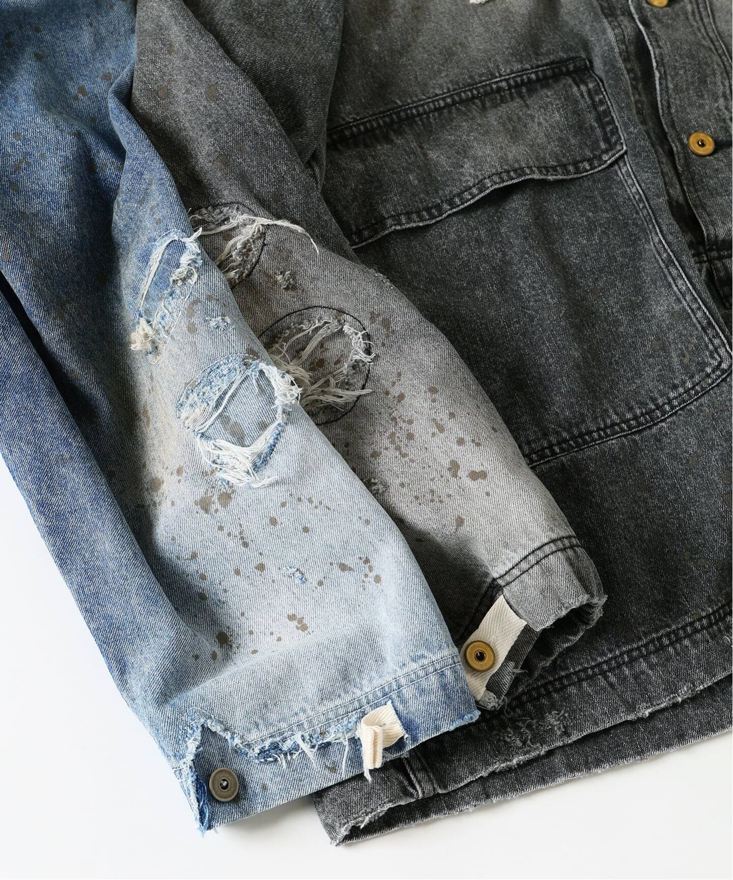 j.s.stead ガンナーズ デニムオーバースモック ガナーズ デニム オーバー スモック（その他ブルゾン／アウター